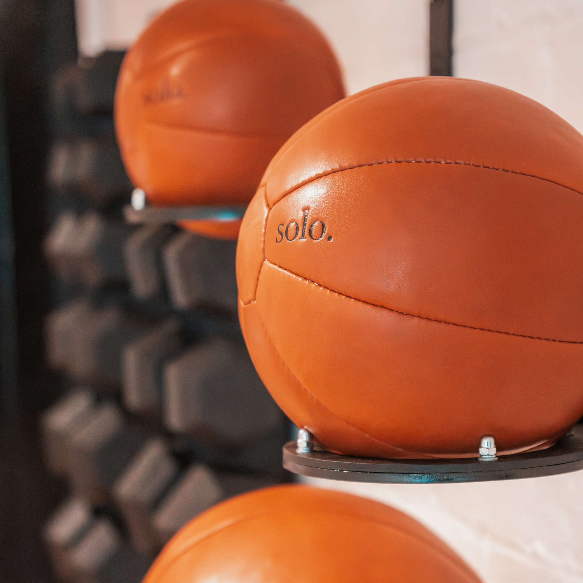 Classic Medicine Ball (Tan Leather)