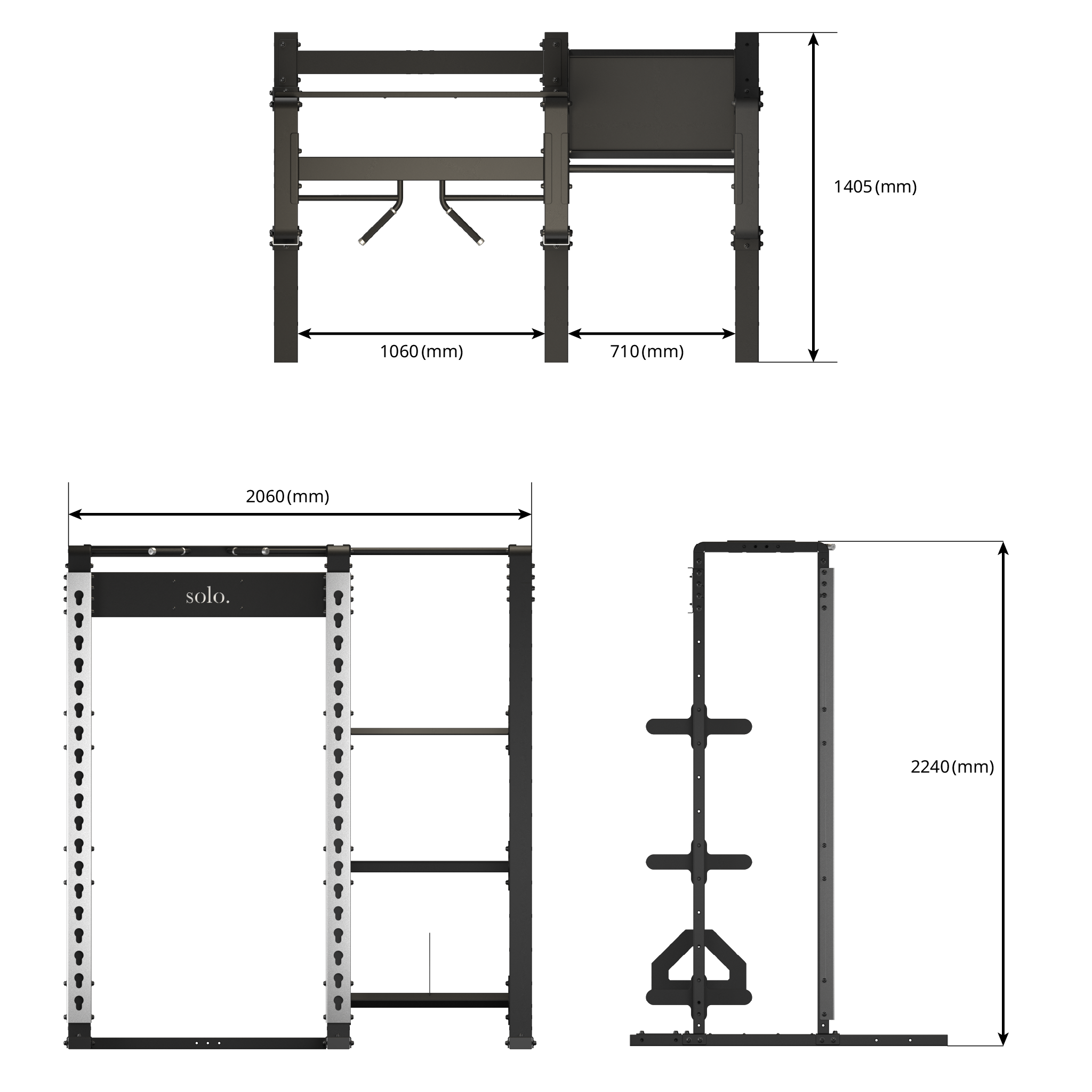 Solo Half Rack with Storage