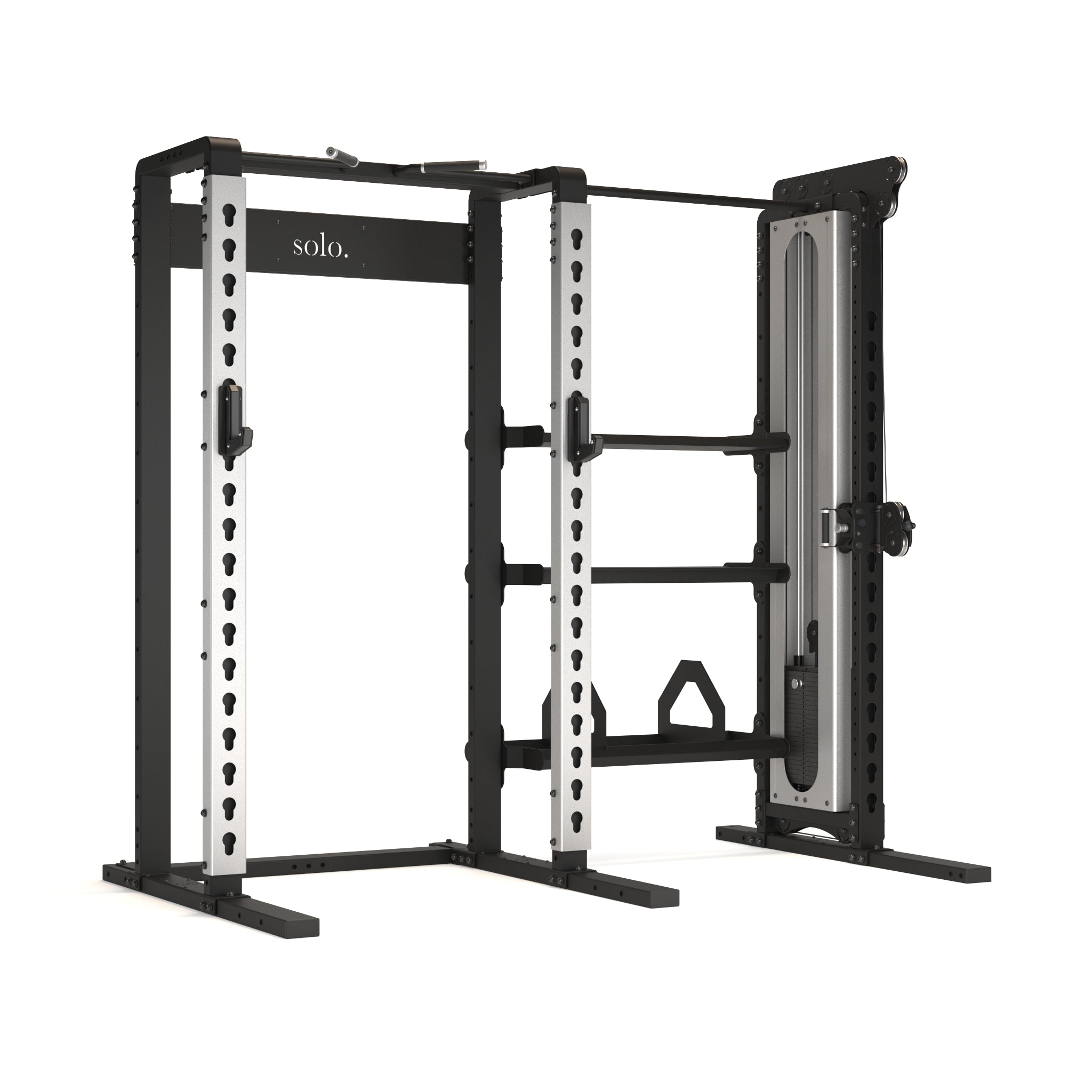 Solo Half Squat Rack with Single Cable Pulley
