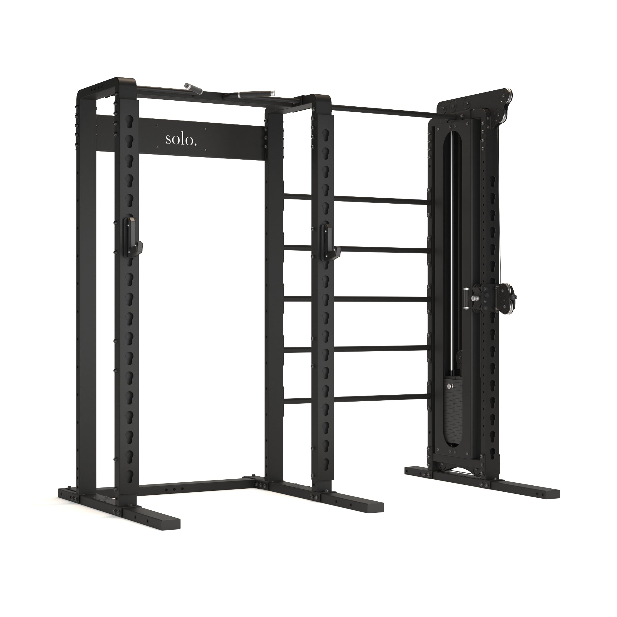 Solo Half Squat Rack with Single Cable Pulley