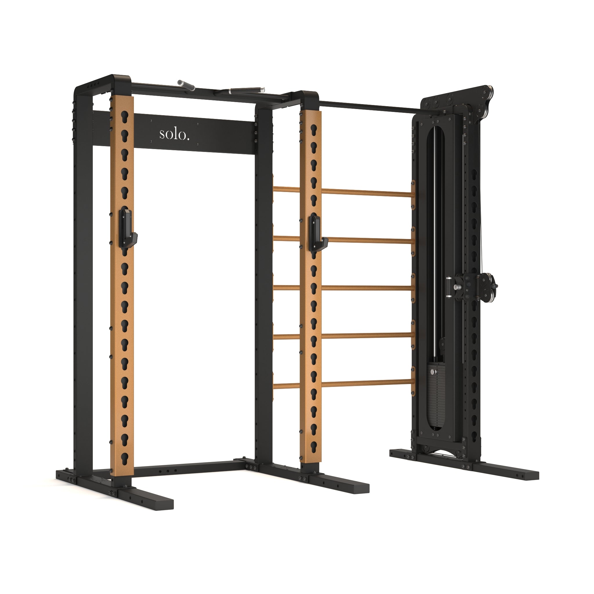 Solo Half Squat Rack with Single Cable Pulley