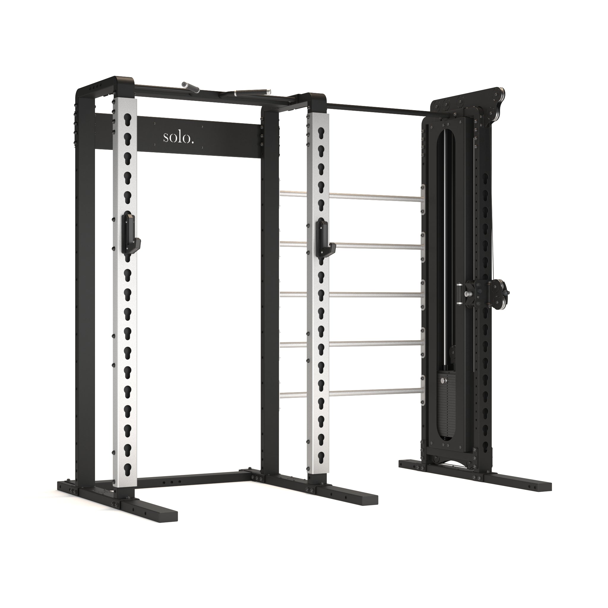 Solo Half Squat Rack with Single Cable Pulley