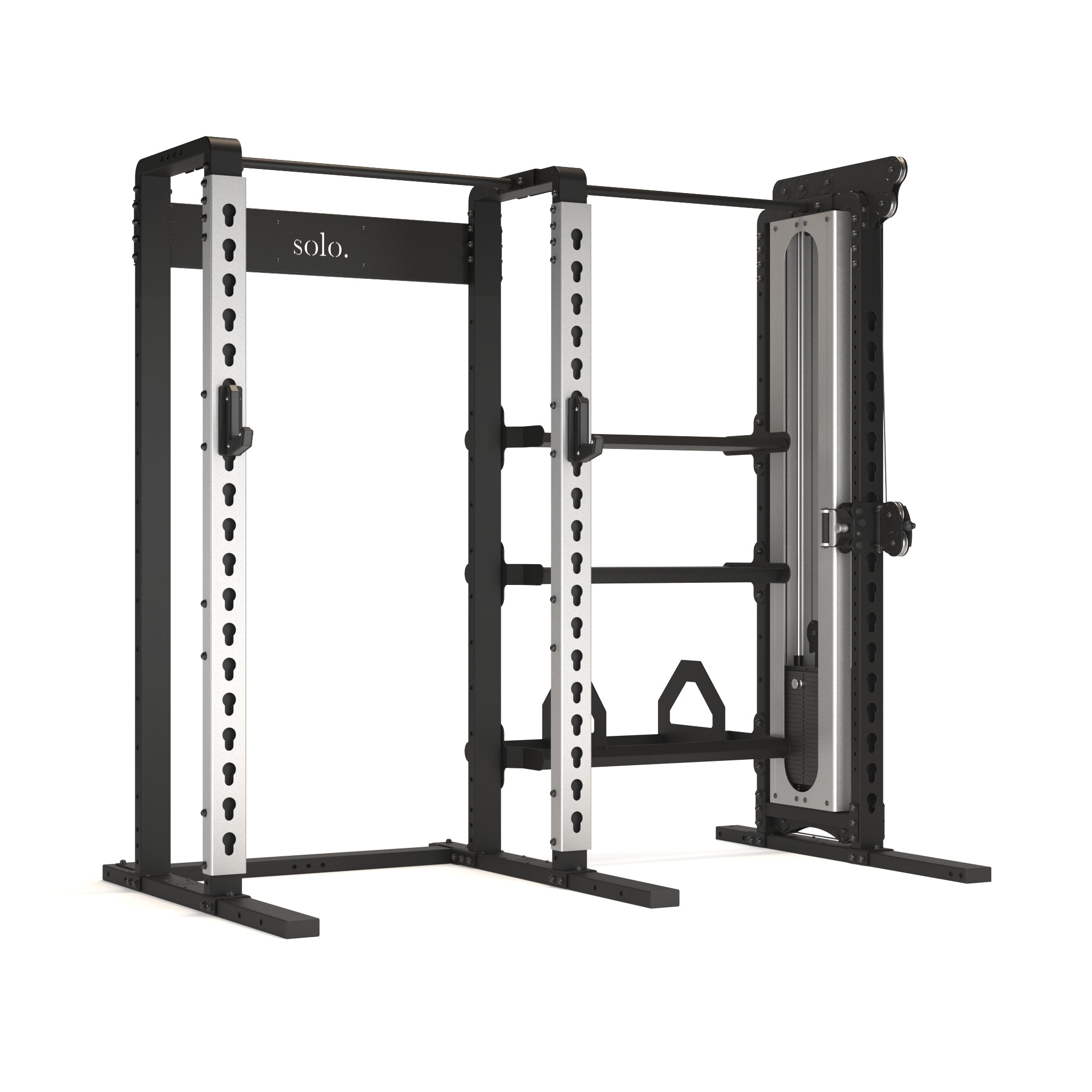Solo Half Squat Rack with Single Cable Pulley