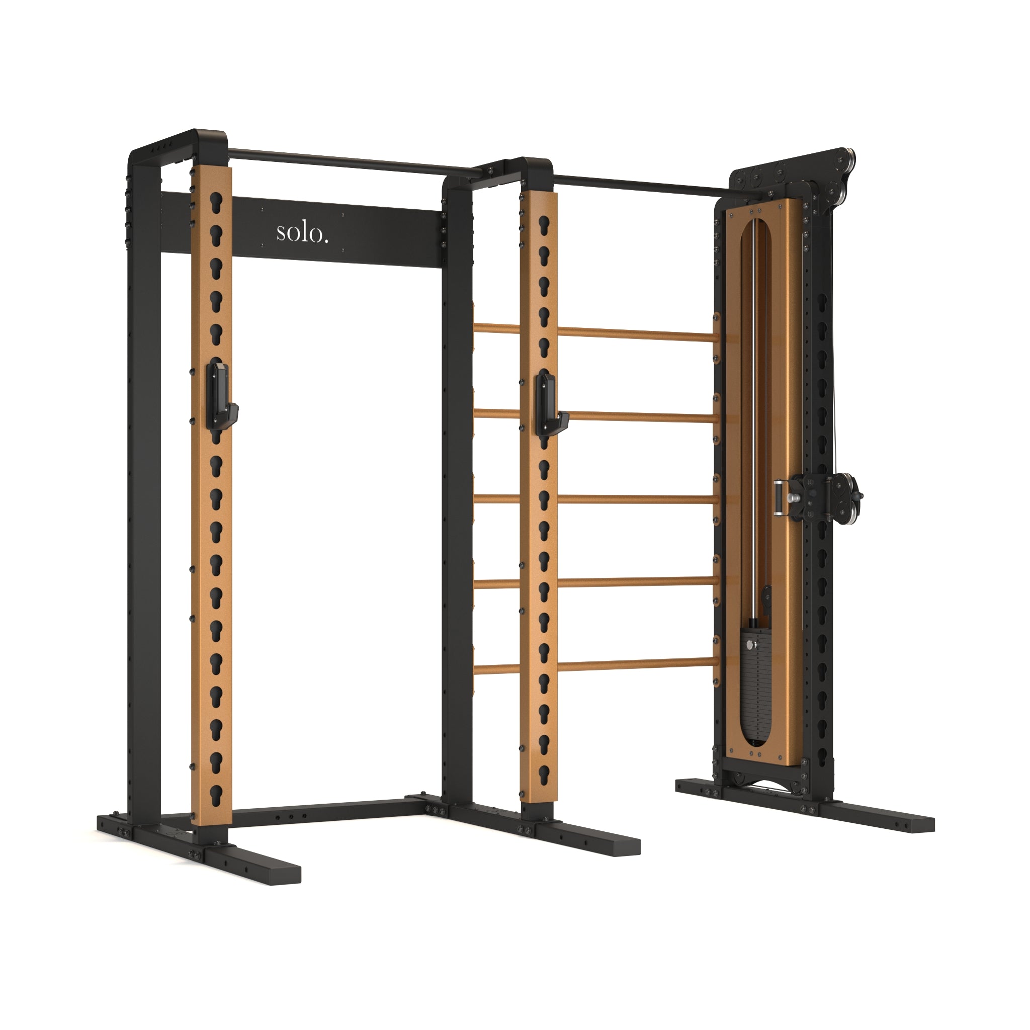 Solo Half Squat Rack with Single Cable Pulley