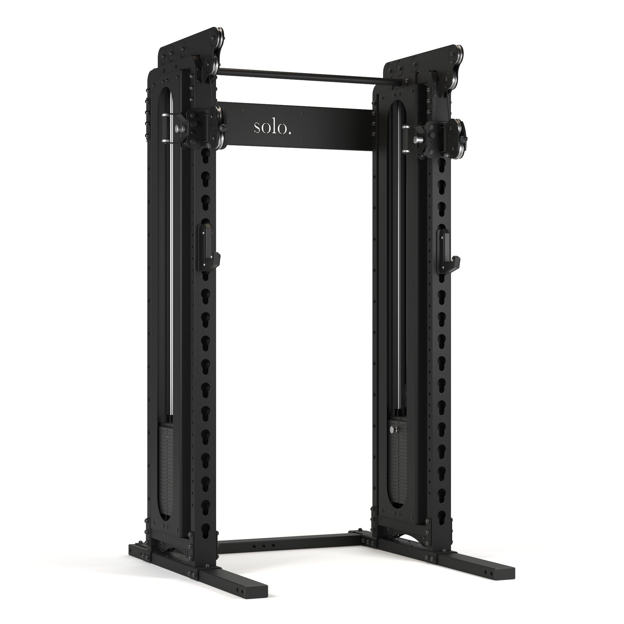 Solo Half Squat Rack with Dual Cable System