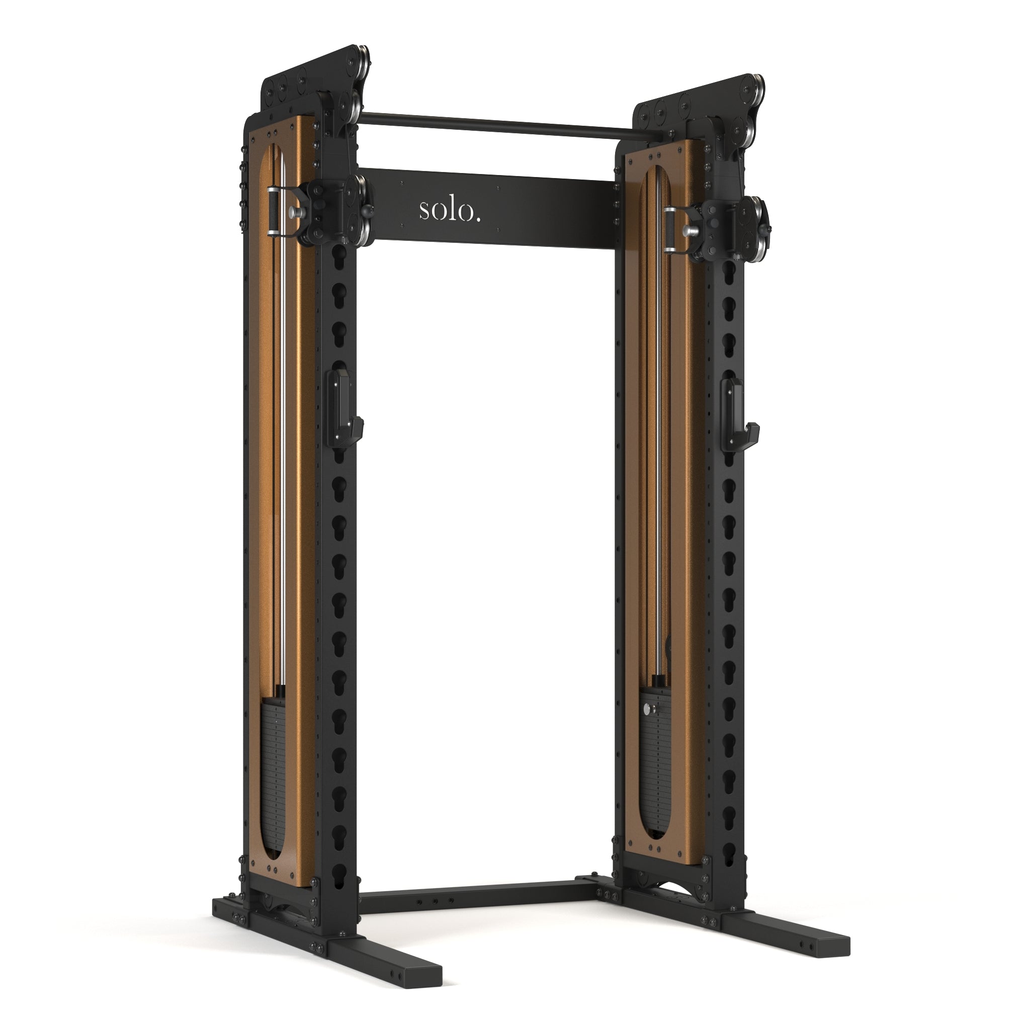 Solo Half Squat Rack with Dual Cable System