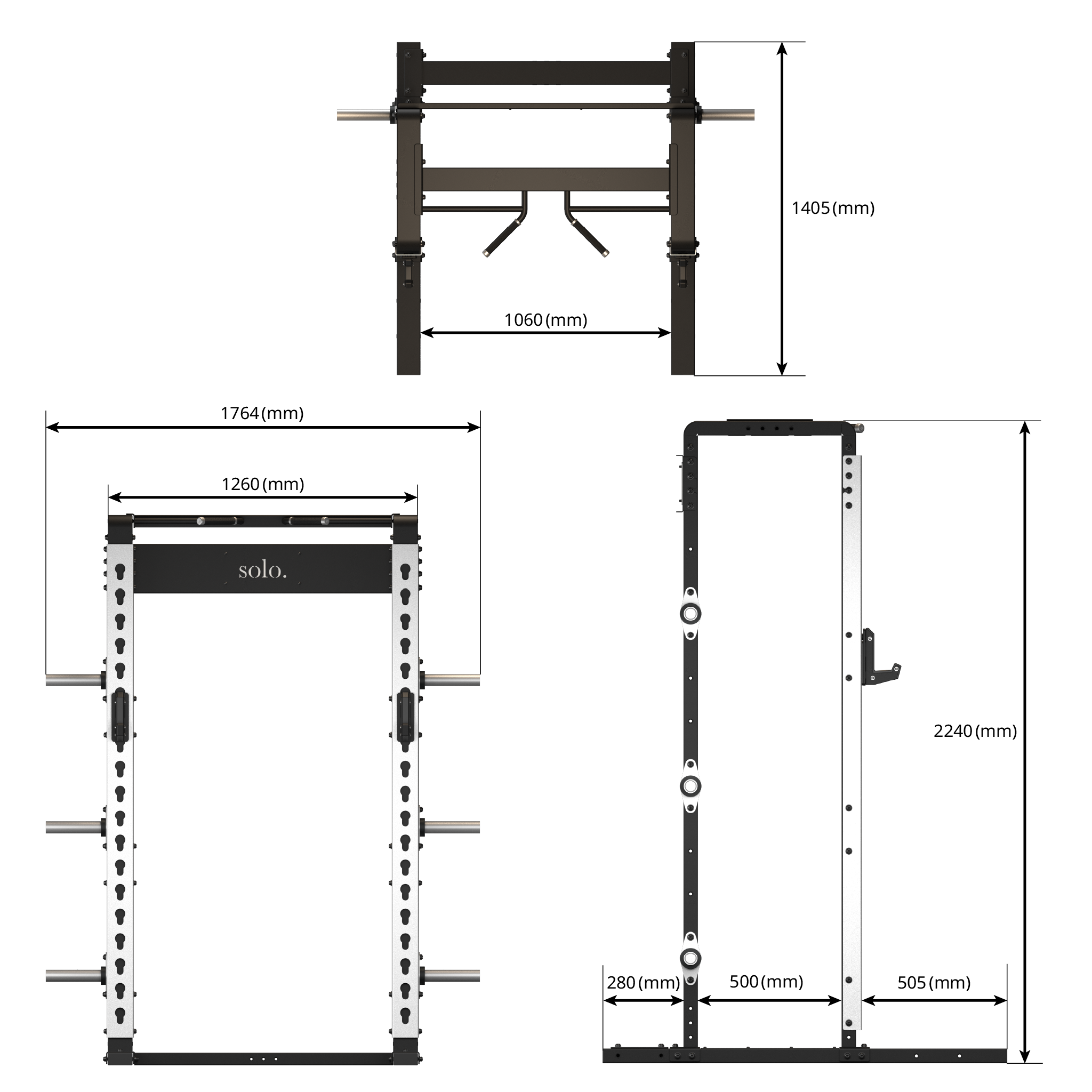 Solo Half Squat Rack