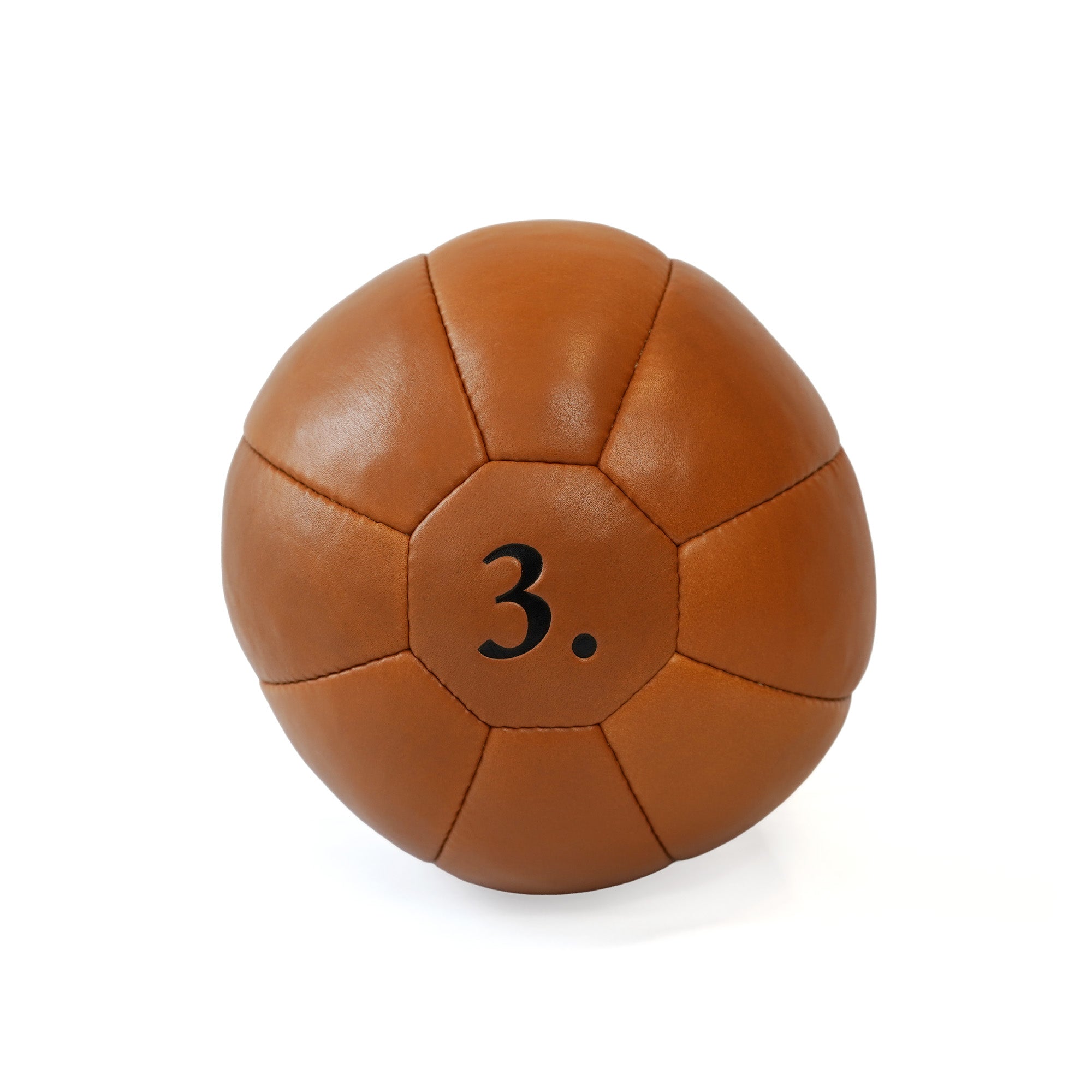 Classic Medicine Ball (Tan Leather)
