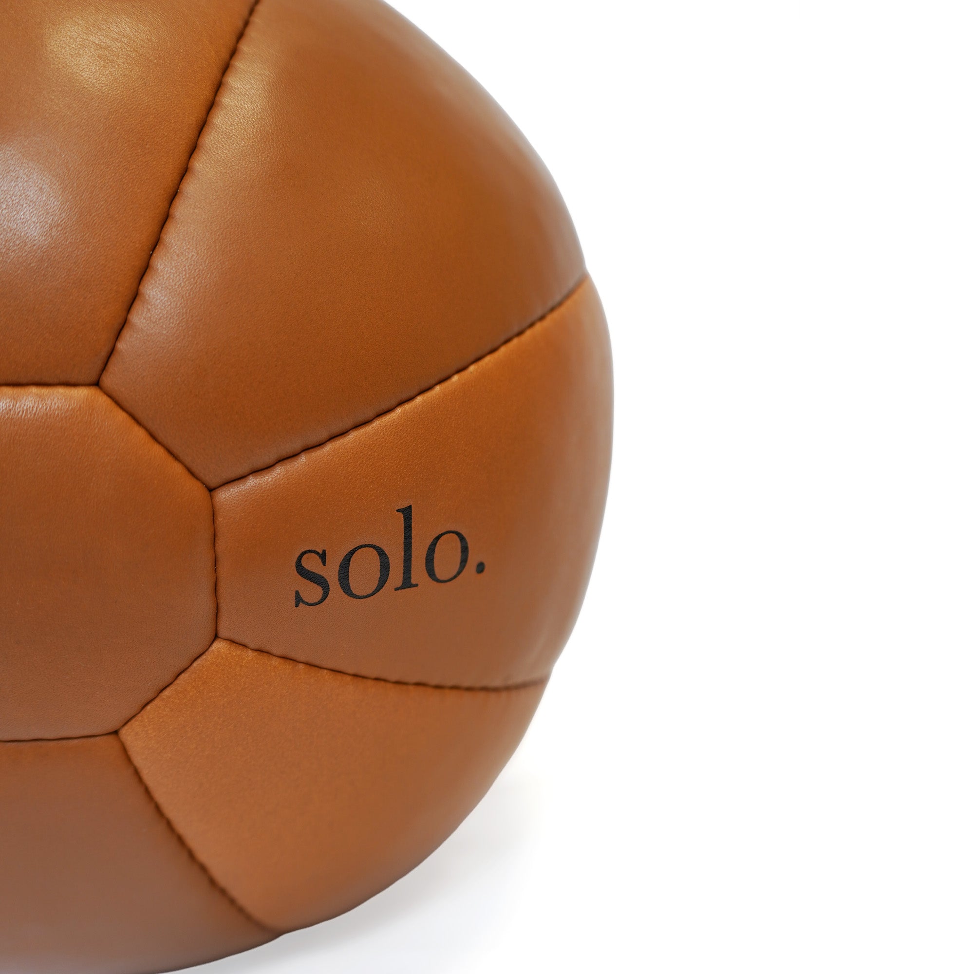Classic Medicine Ball (Tan Leather)