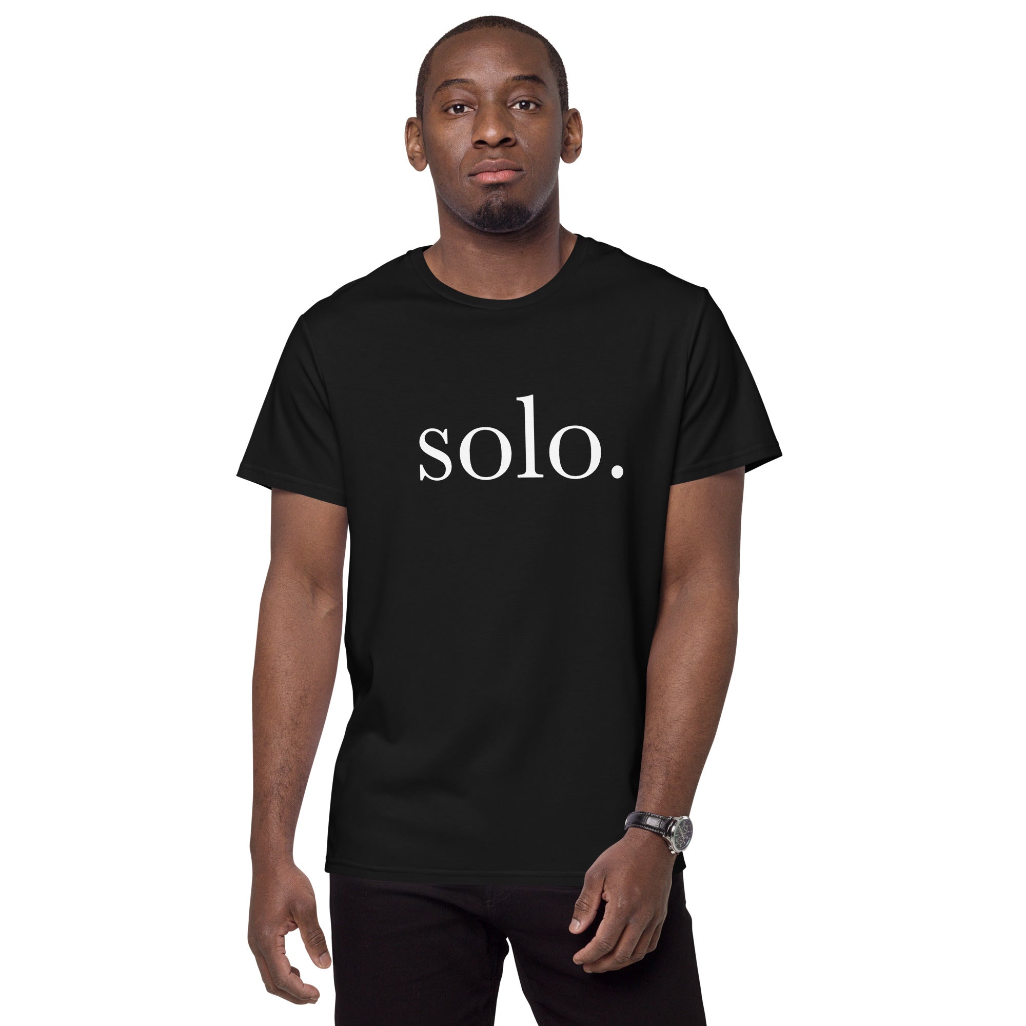 Solo Classic Logo Tee - Black