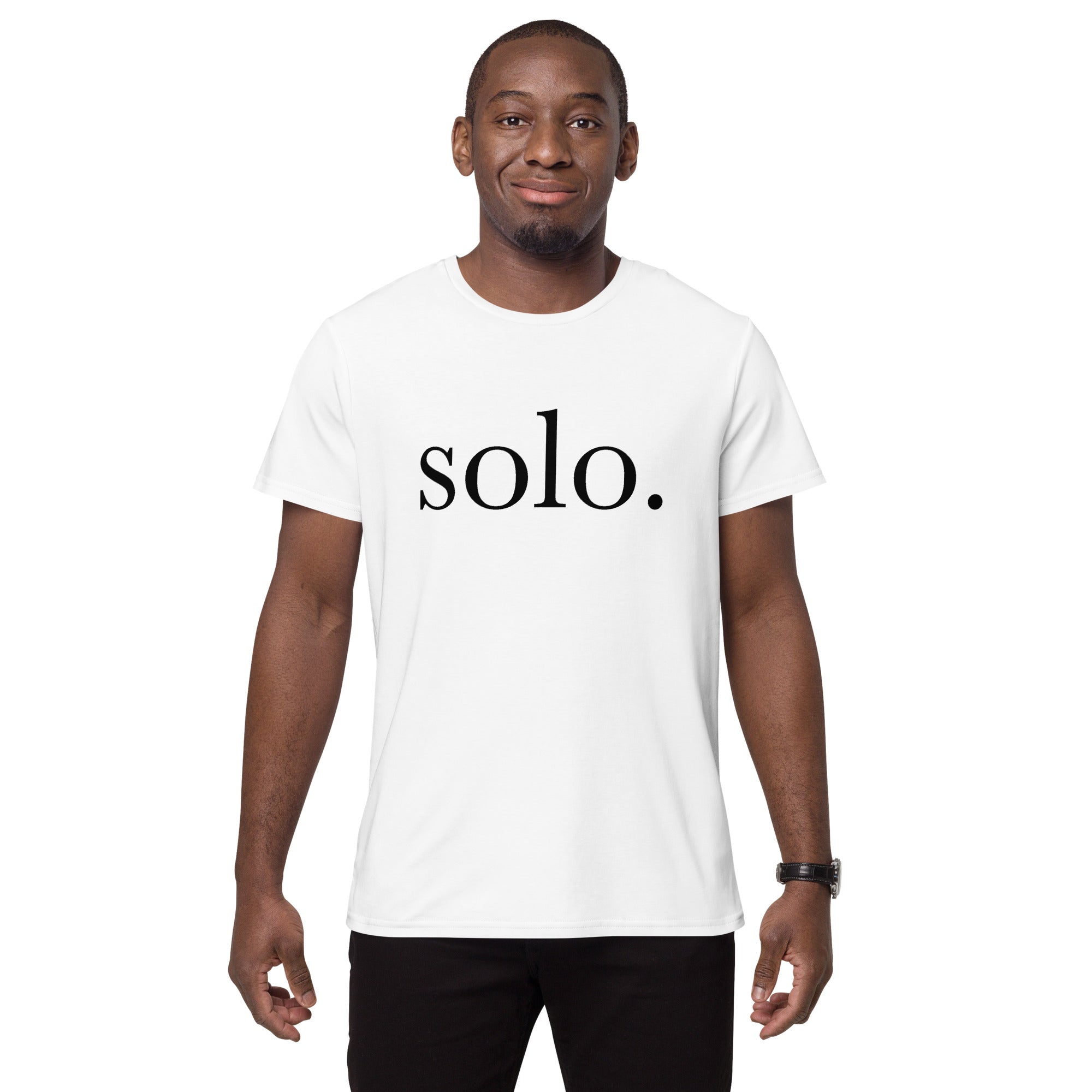 Solo Classic Logo Tee - White