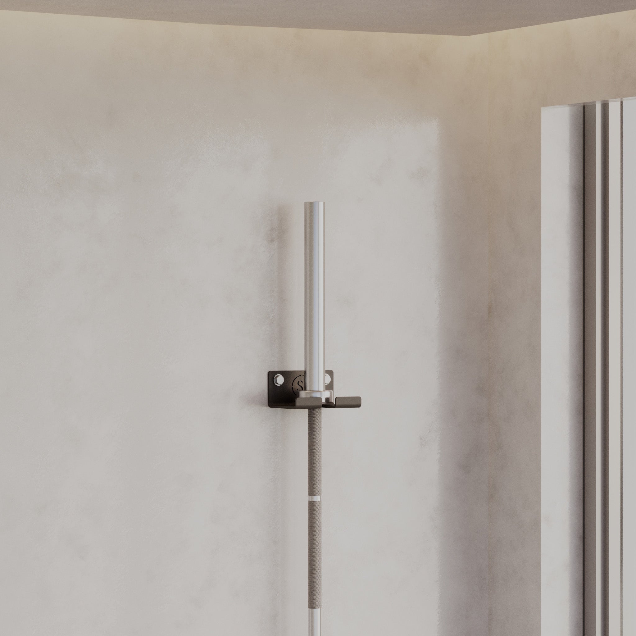 Single Barbell Holder with bar