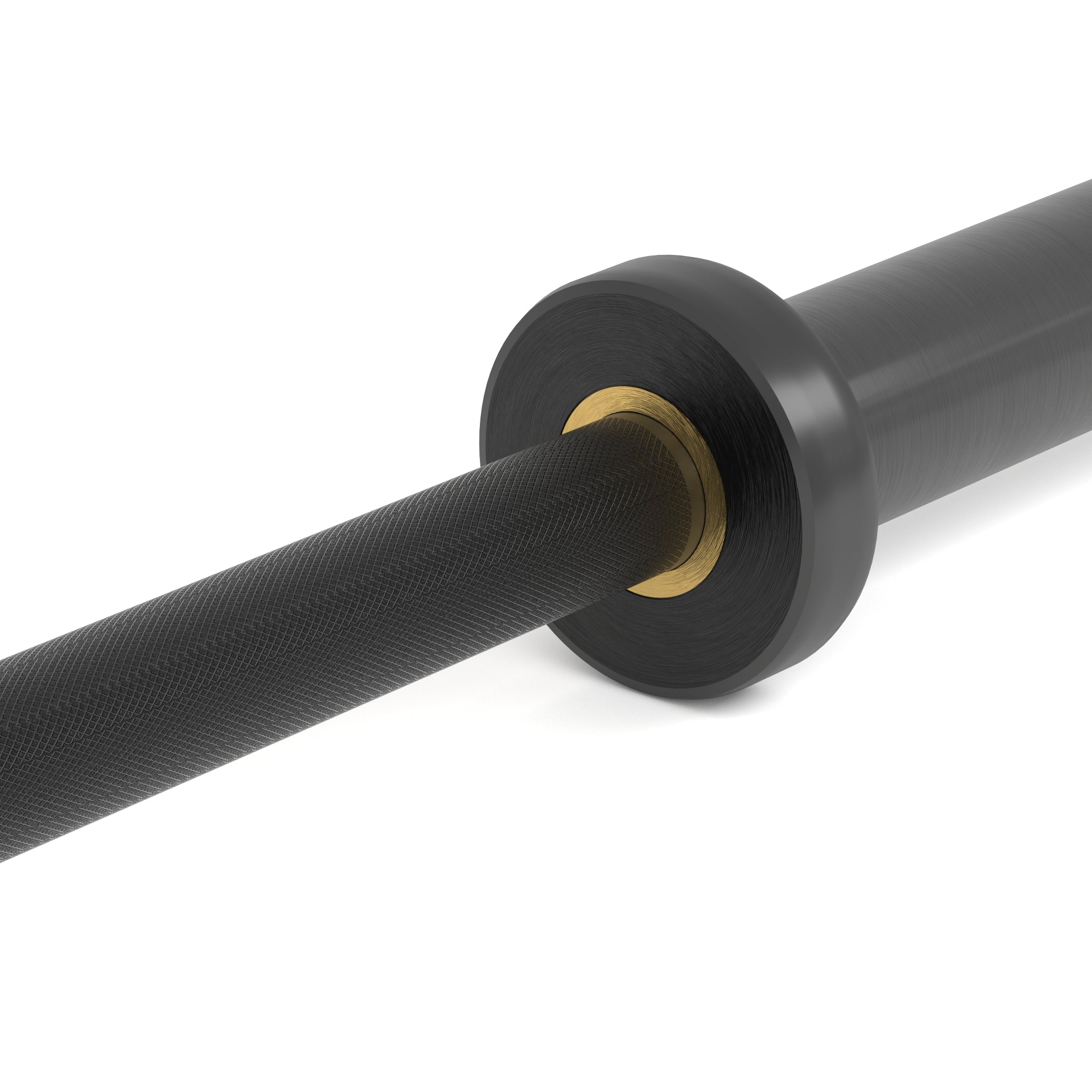 Solo 15kg Shorty Olympic Barbell - Black Cerakote
