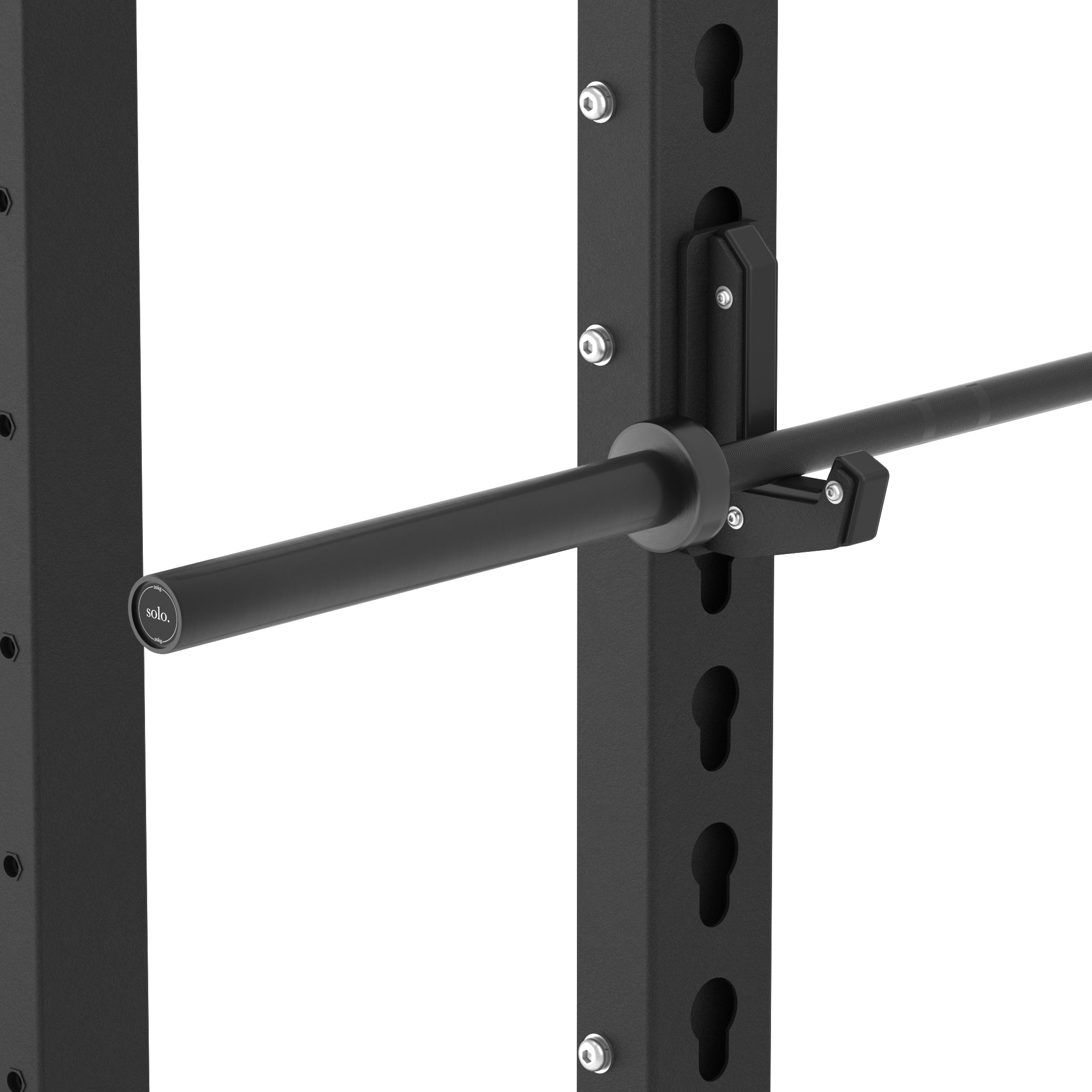 Solo 20kg Olympic Barbell - Black Cerakote