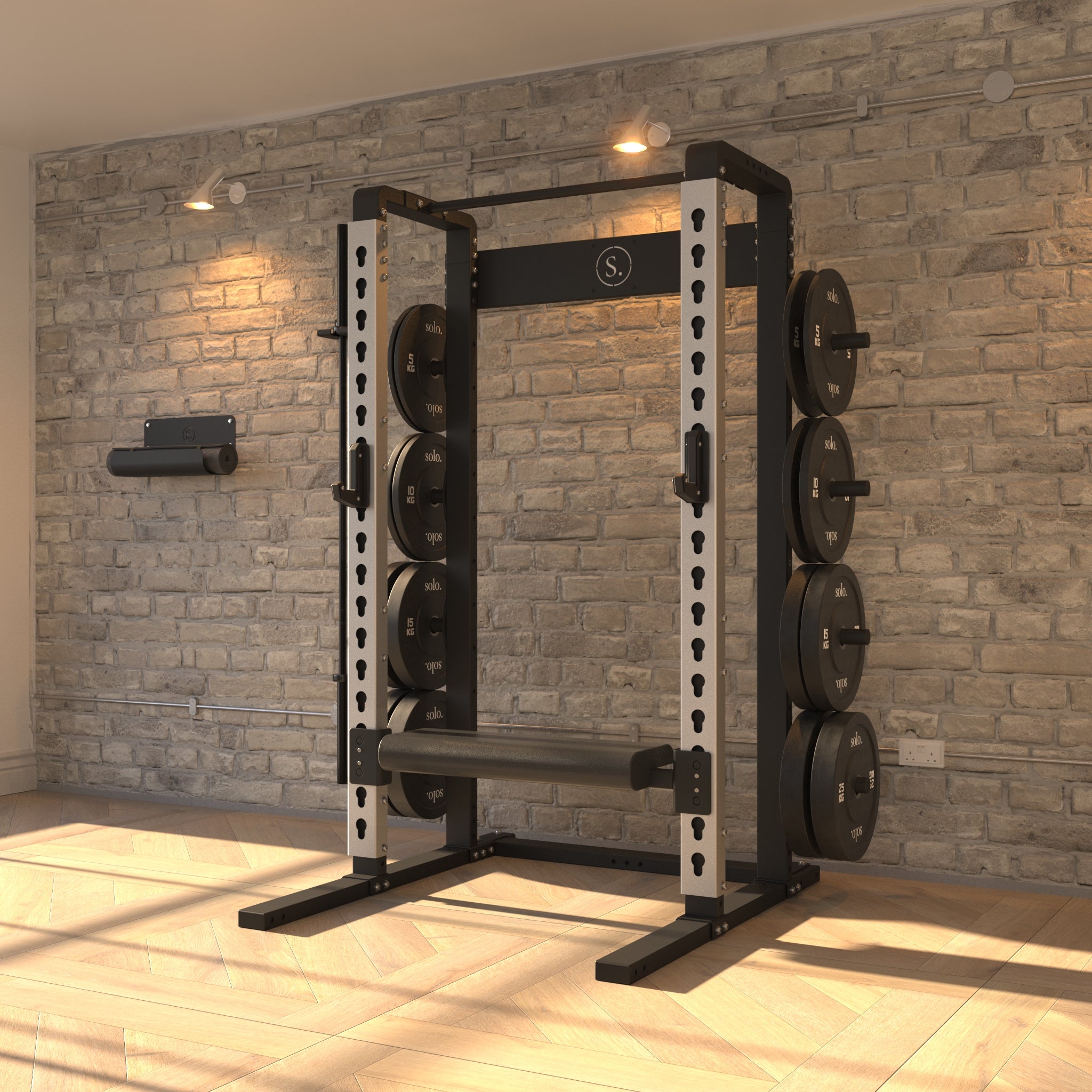 Hip Thrust Bench Attachment for Solo Squat Racks