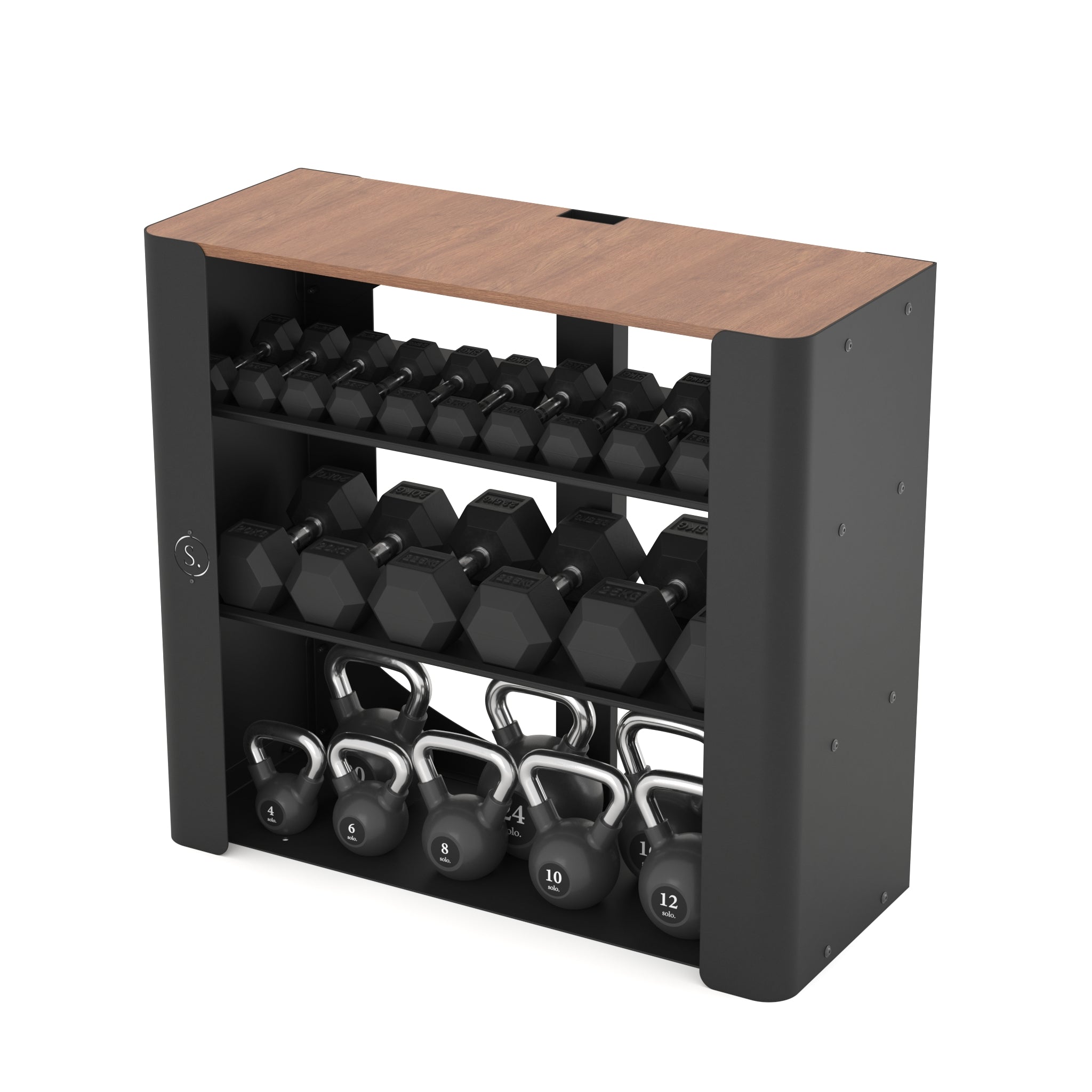 Solo Vault Home Weights Storage Rack