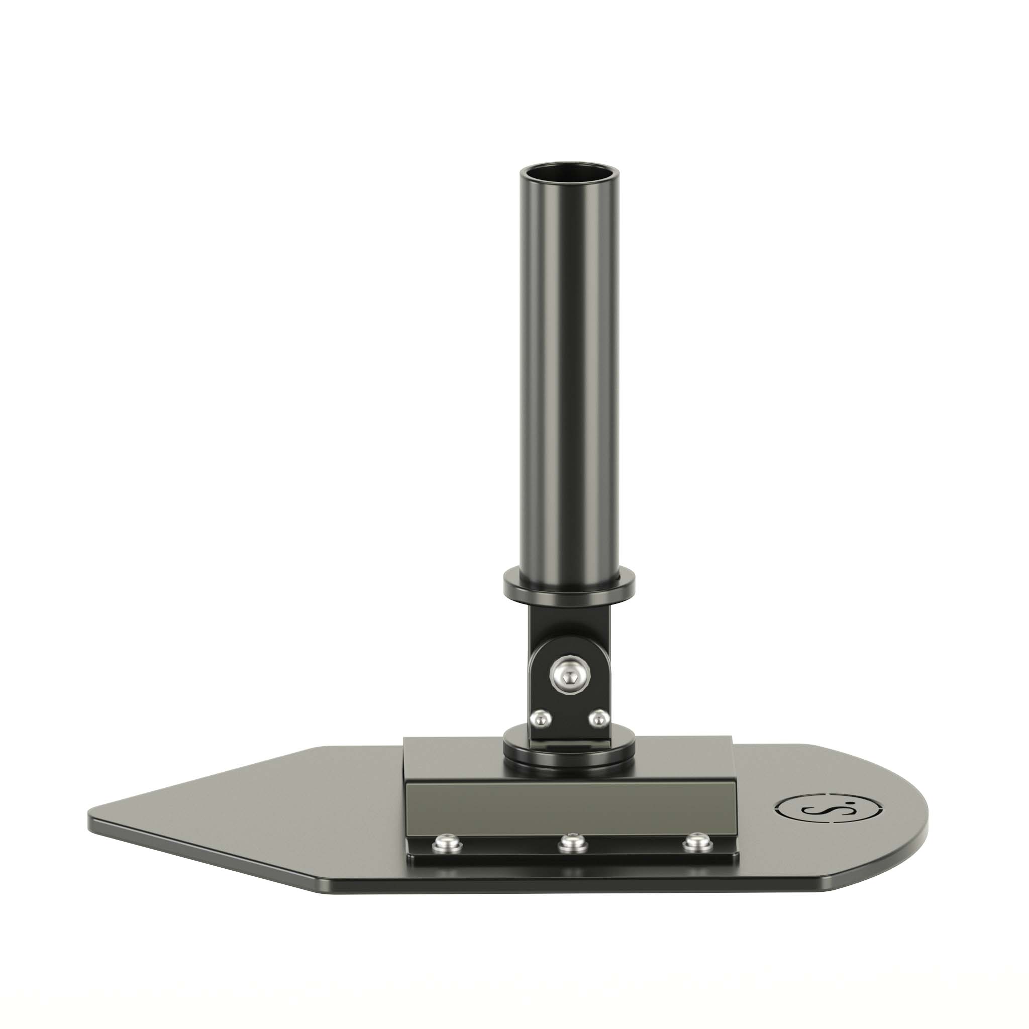 all black core plate weighted landmine attachment 