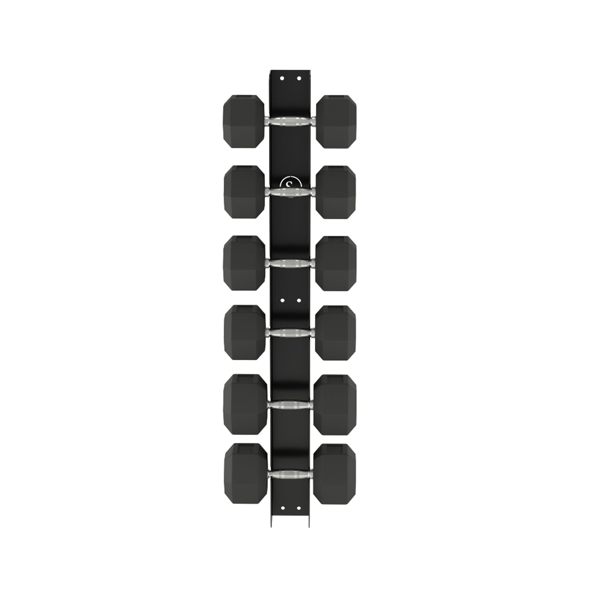Wall Mounted Dumbbell Storage Rack (Larger Heads x 6)