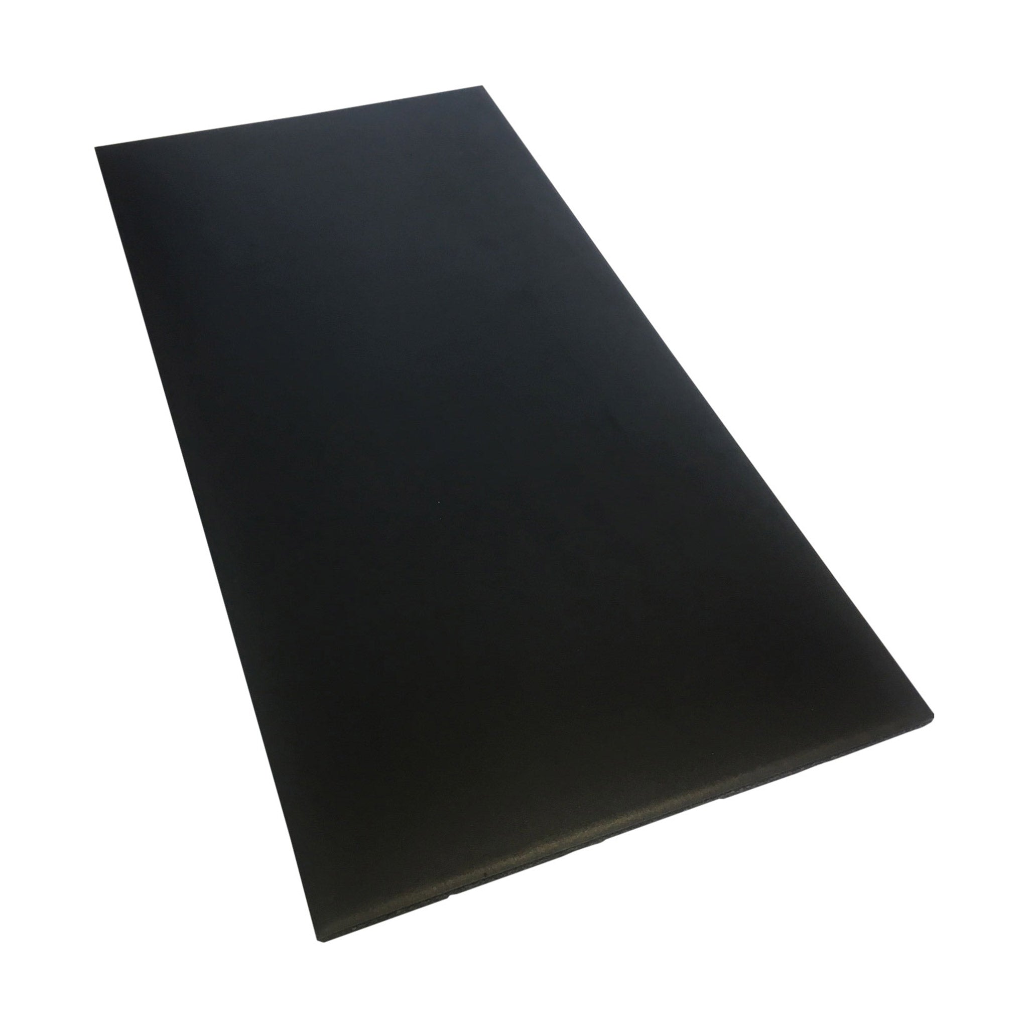plain black fitness gym floor matting 20mm thick