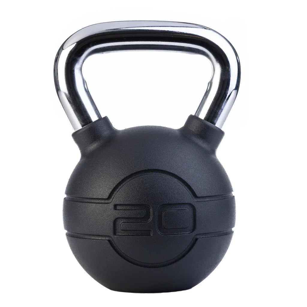 JORDAN® Chrome/Rubber Kettlebells