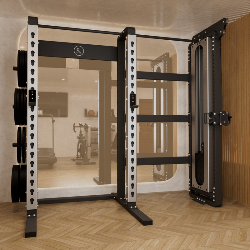 Individual Workout Rack Solo Vault Home Weights Storage Rack | Home Gym Storage Unit