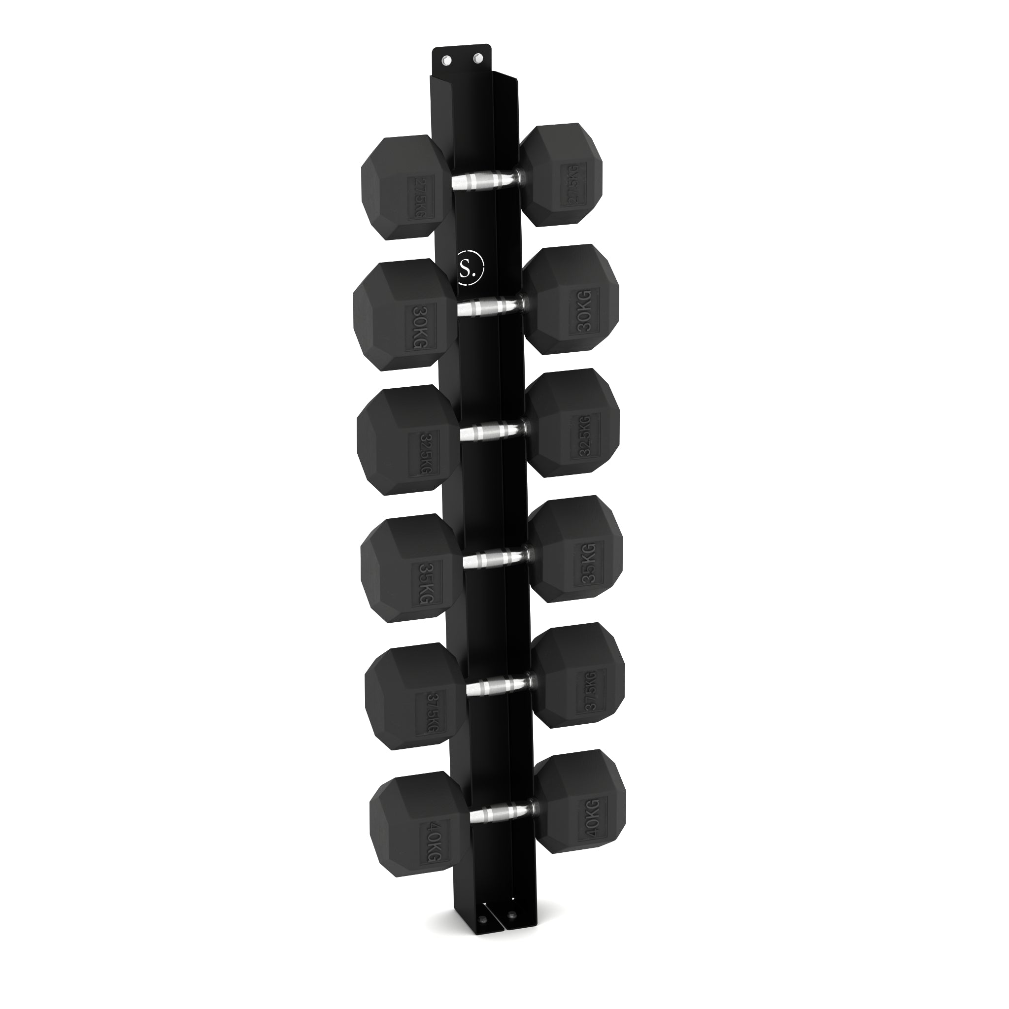 Wall Mounted Angled Dumbbell Storage Rack (XL up to 40kg)