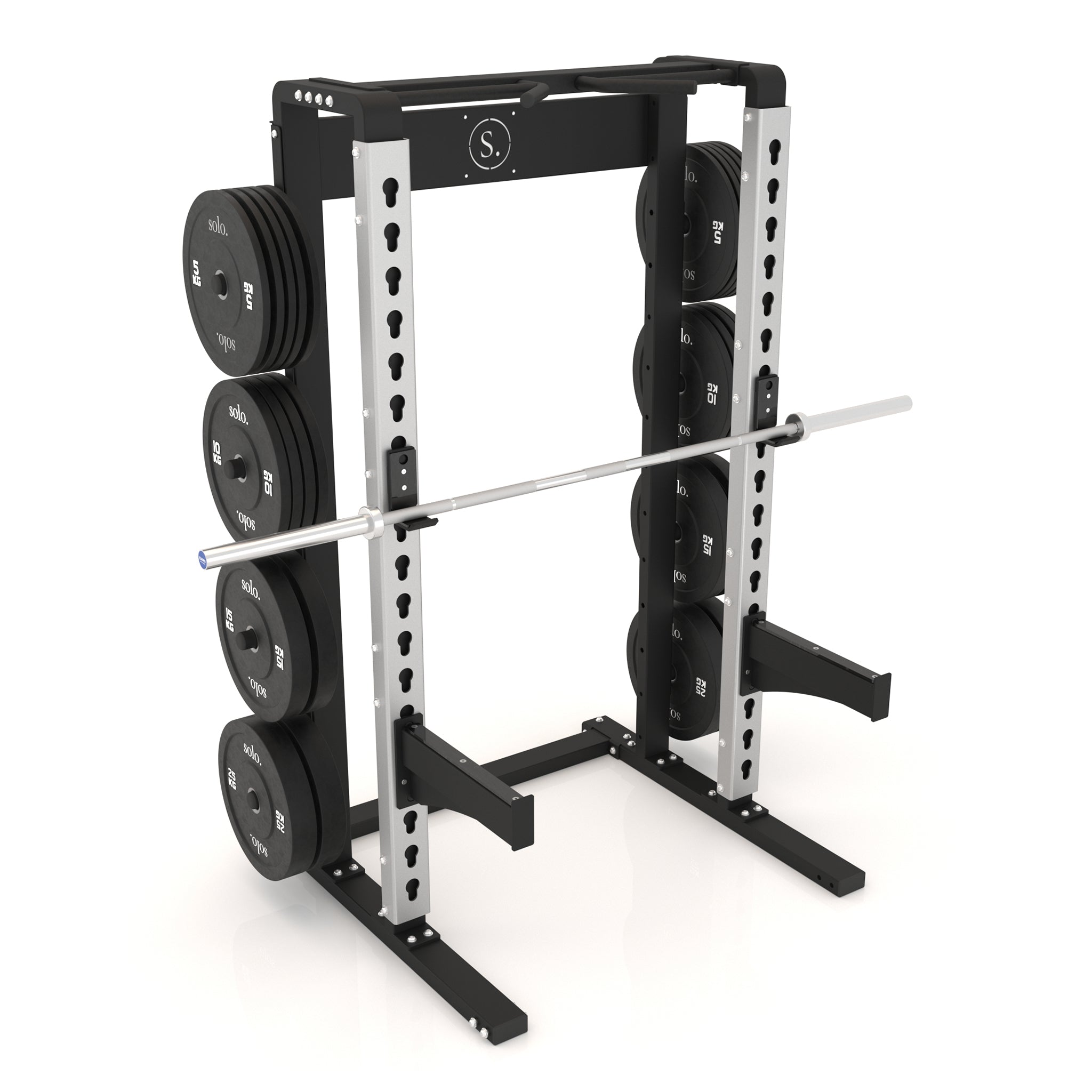 Half Rack Squat Stand With Safety Arms Eleiko Light Squat Stand