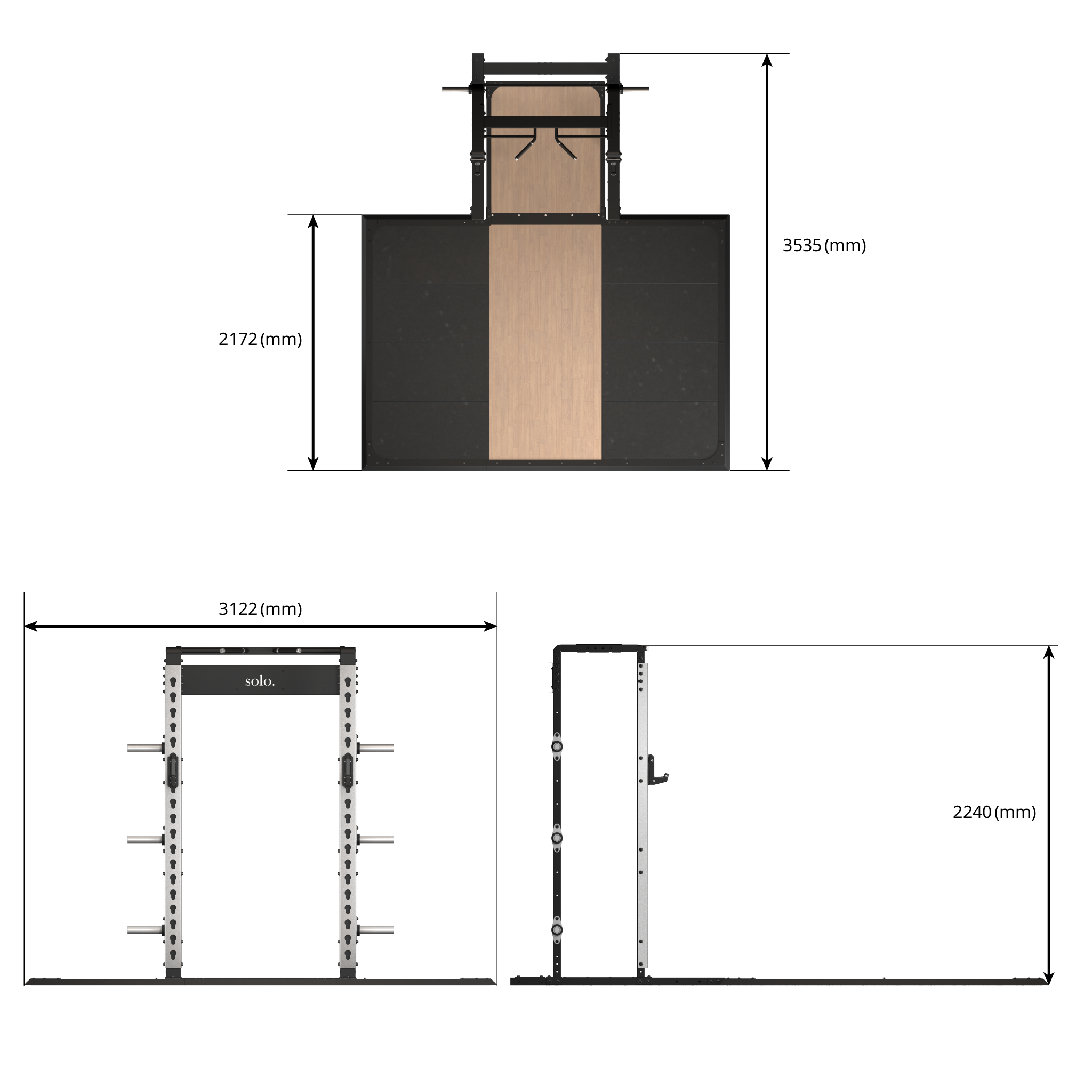 Solo Integrated Weightlifting Platform