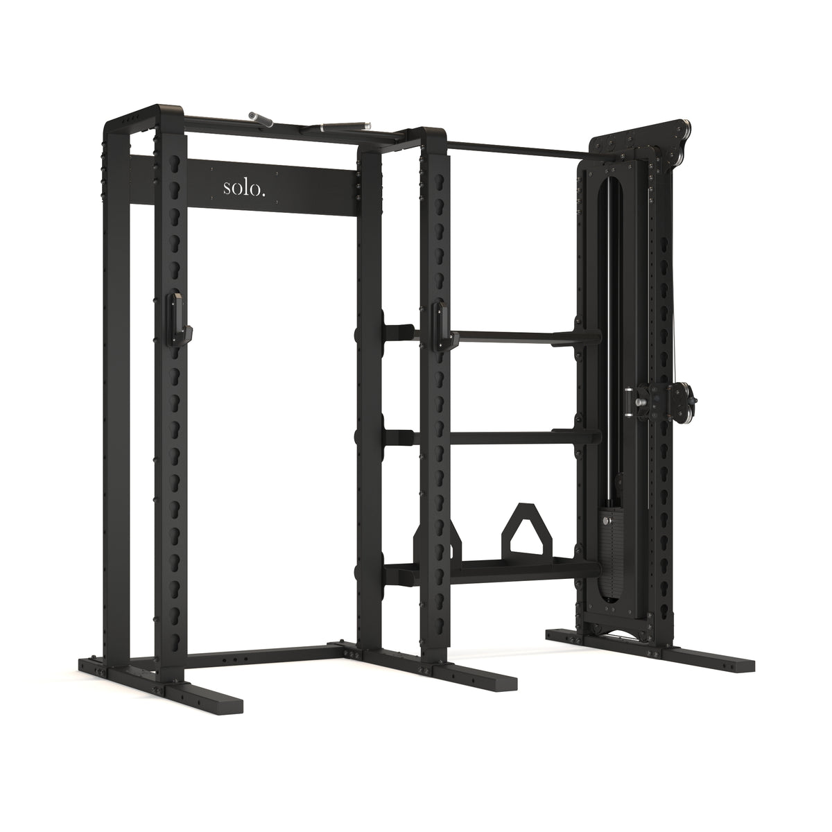 Solo Half Squat Rack with Single Cable Pulley
