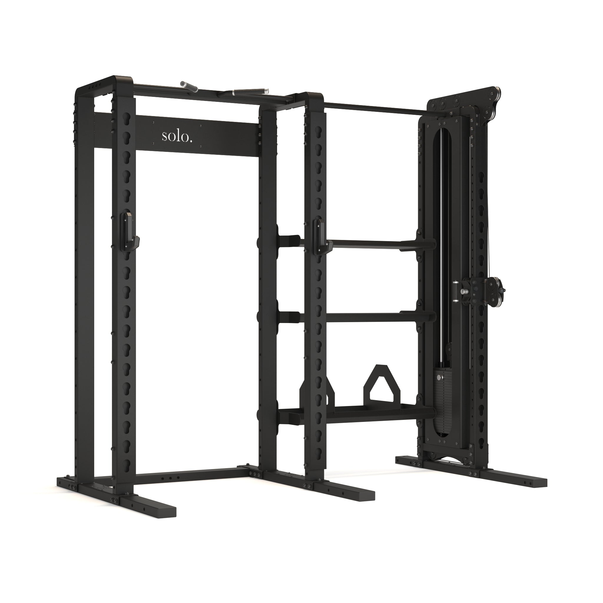 Solo Half Squat Rack with Single Cable Pulley