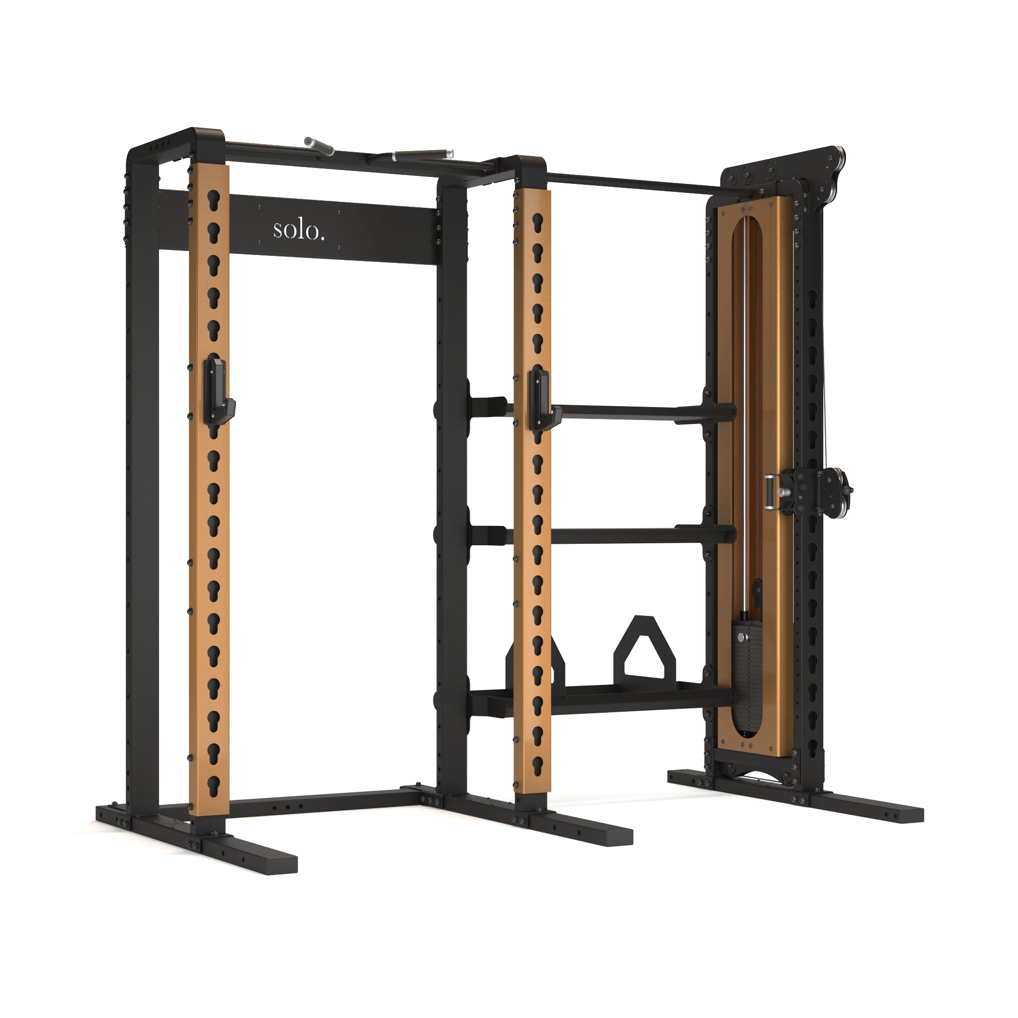 Solo Half Squat Rack with Single Cable Pulley