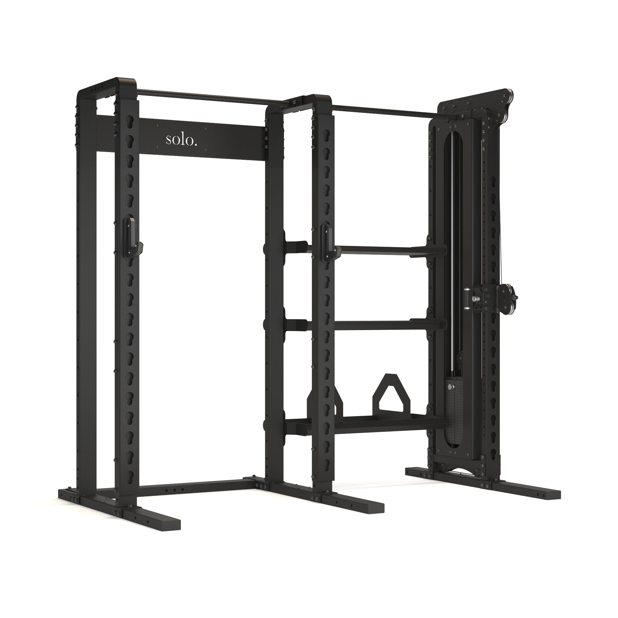 Solo Half Squat Rack with Single Cable Pulley