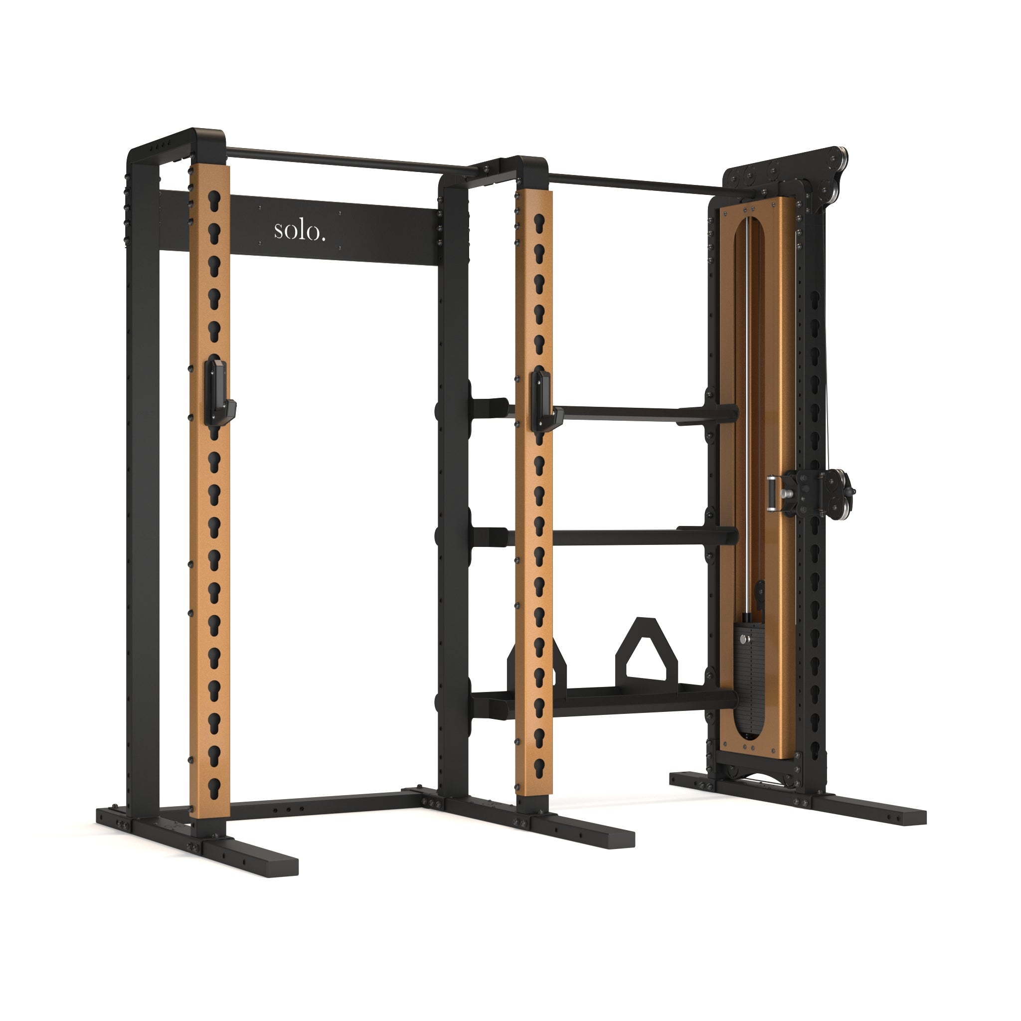 Solo Half Squat Rack with Single Cable Pulley