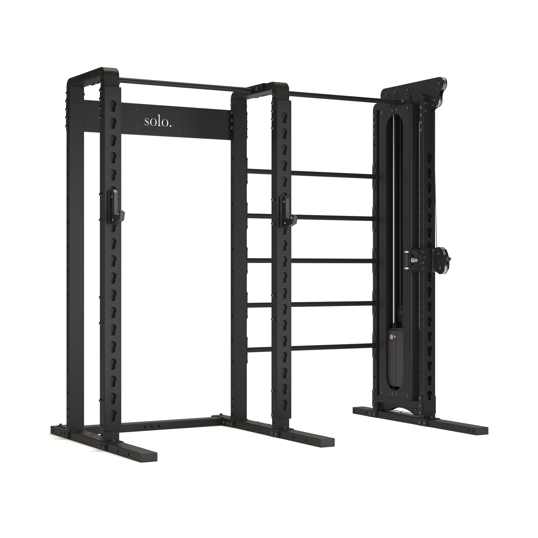 Solo Half Squat Rack with Single Cable Pulley