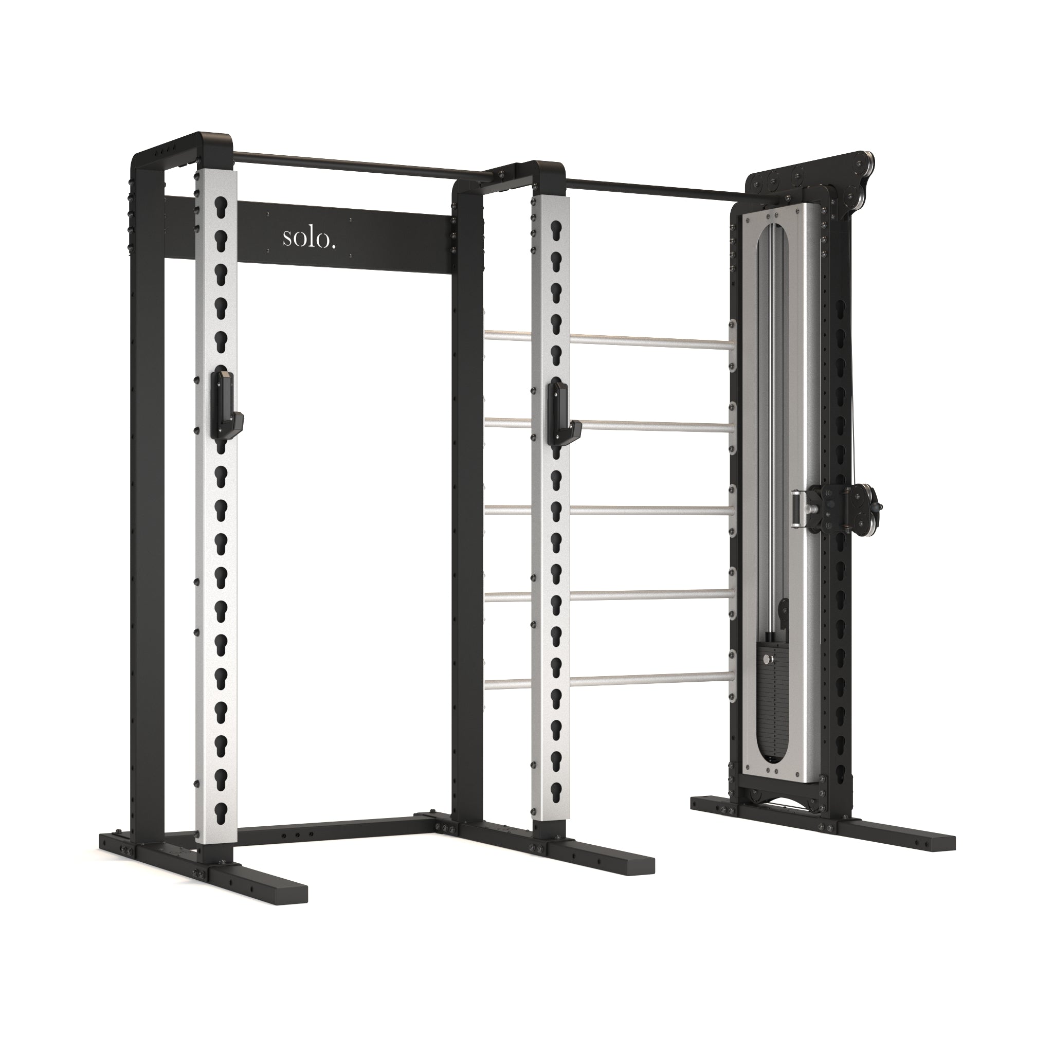 Solo Half Squat Rack with Single Cable Pulley