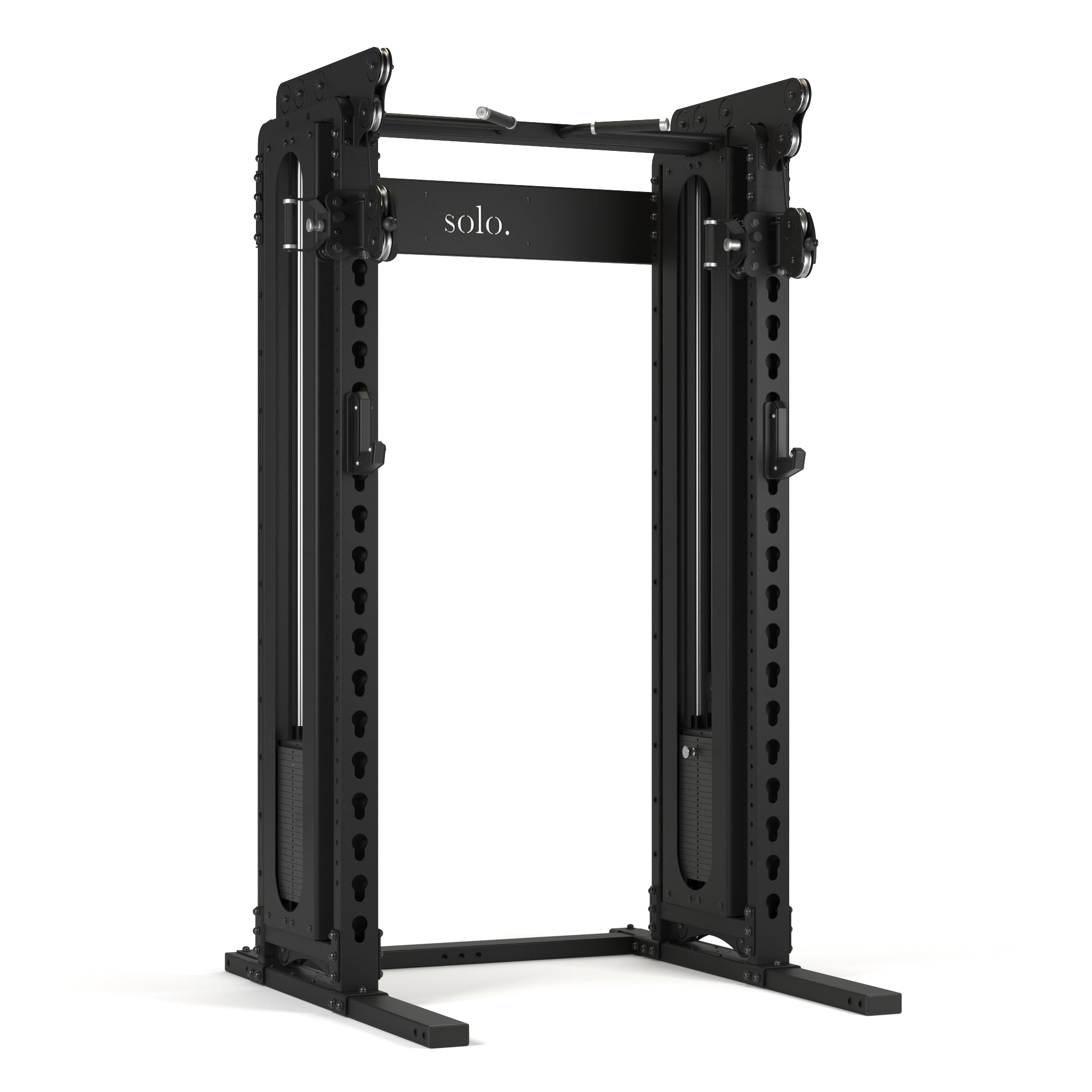 Solo Half Squat Rack with Dual Cable System