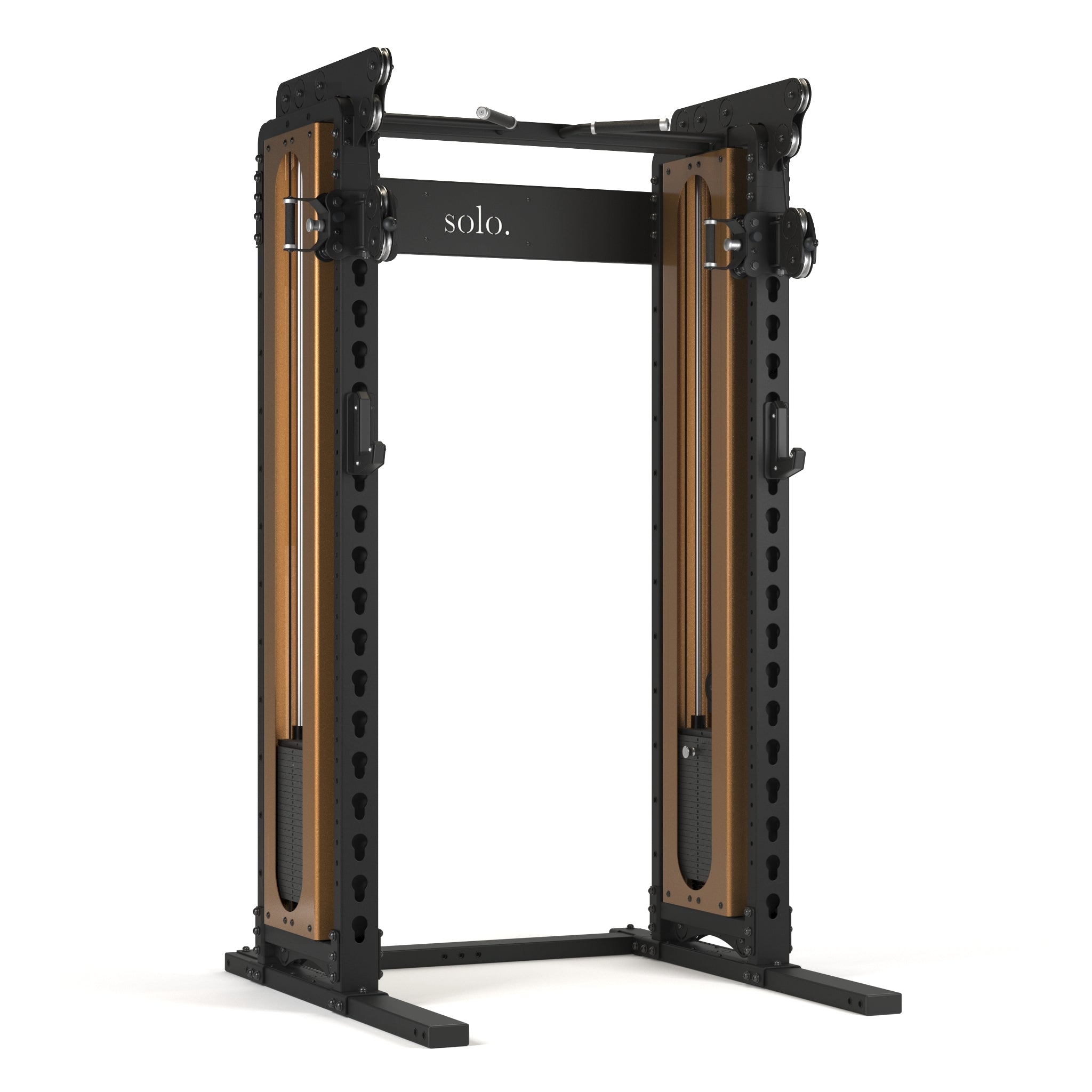 Solo Half Squat Rack with Dual Cable System