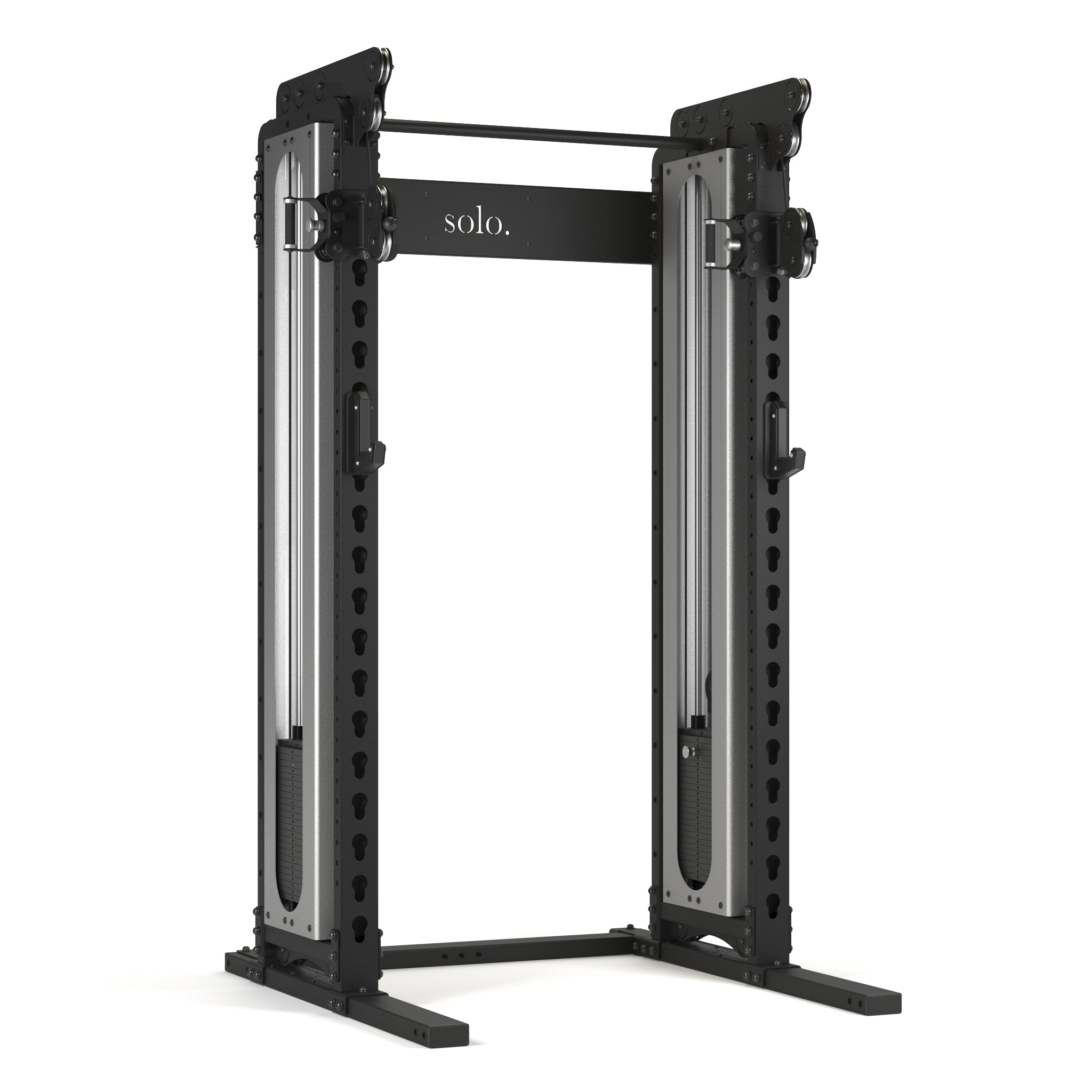 Solo Half Squat Rack with Dual Cable System