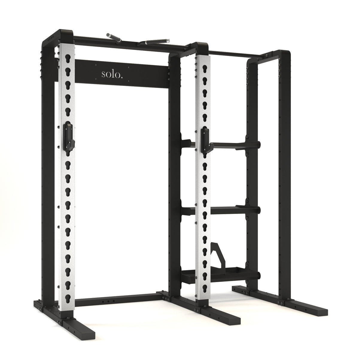 Solo Half Rack with Storage | Half Squat Rack with Home Gym Storage