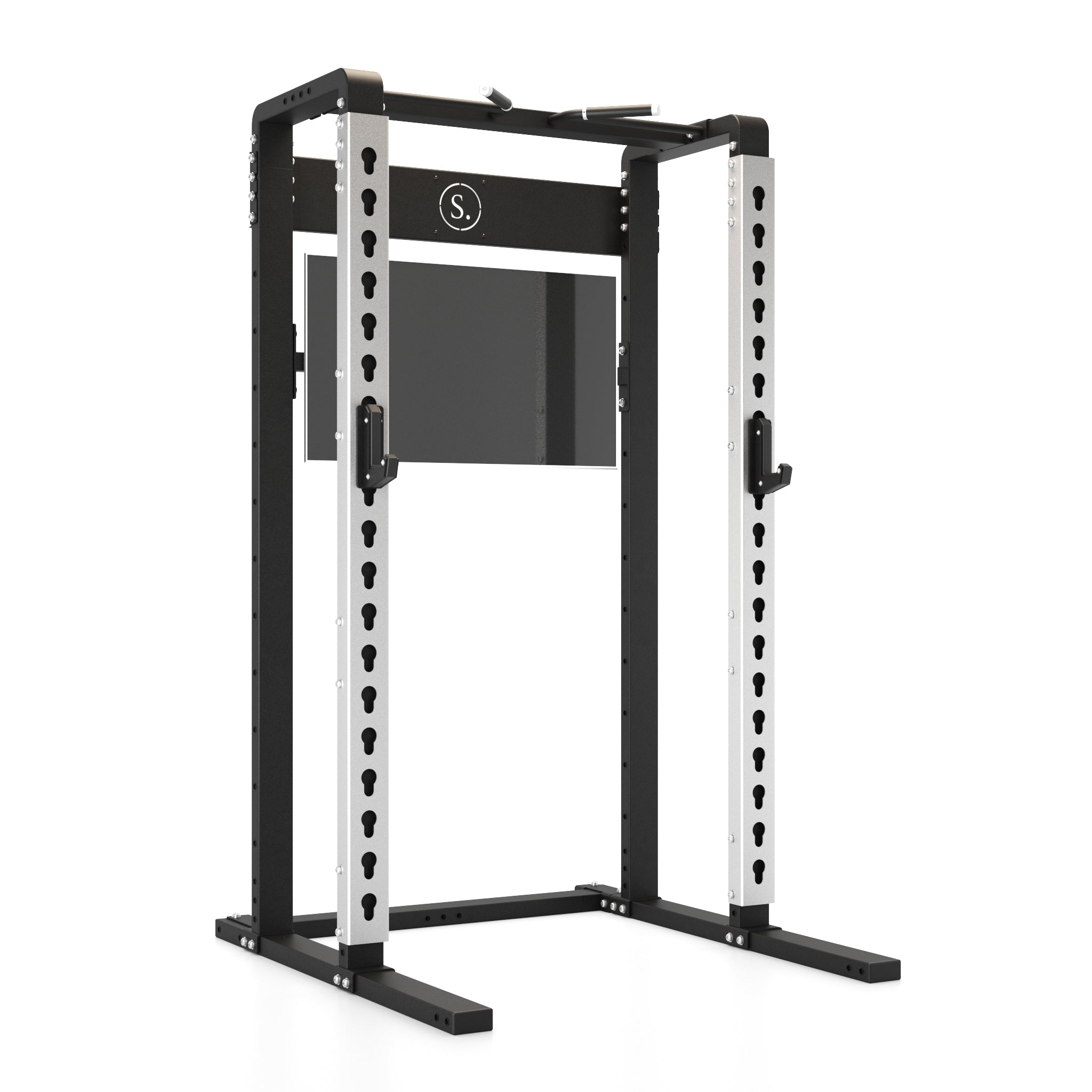 Solo Squat Rack Plus in silver