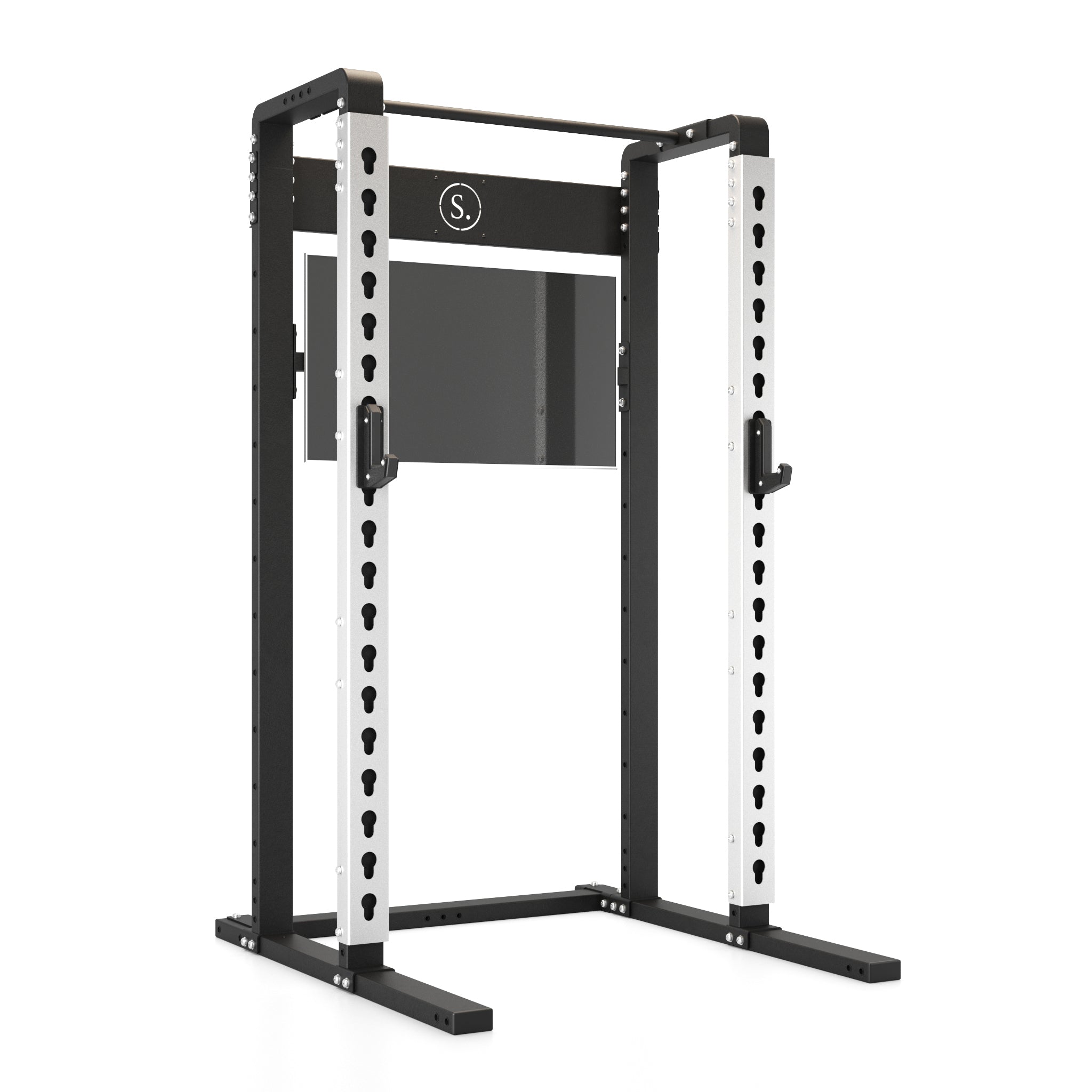 Solo Squat Rack Plus in silver