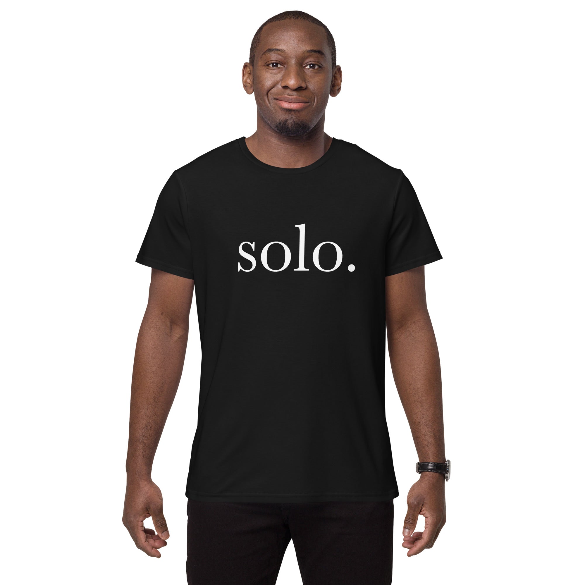 Solo Classic Logo Tee - Black