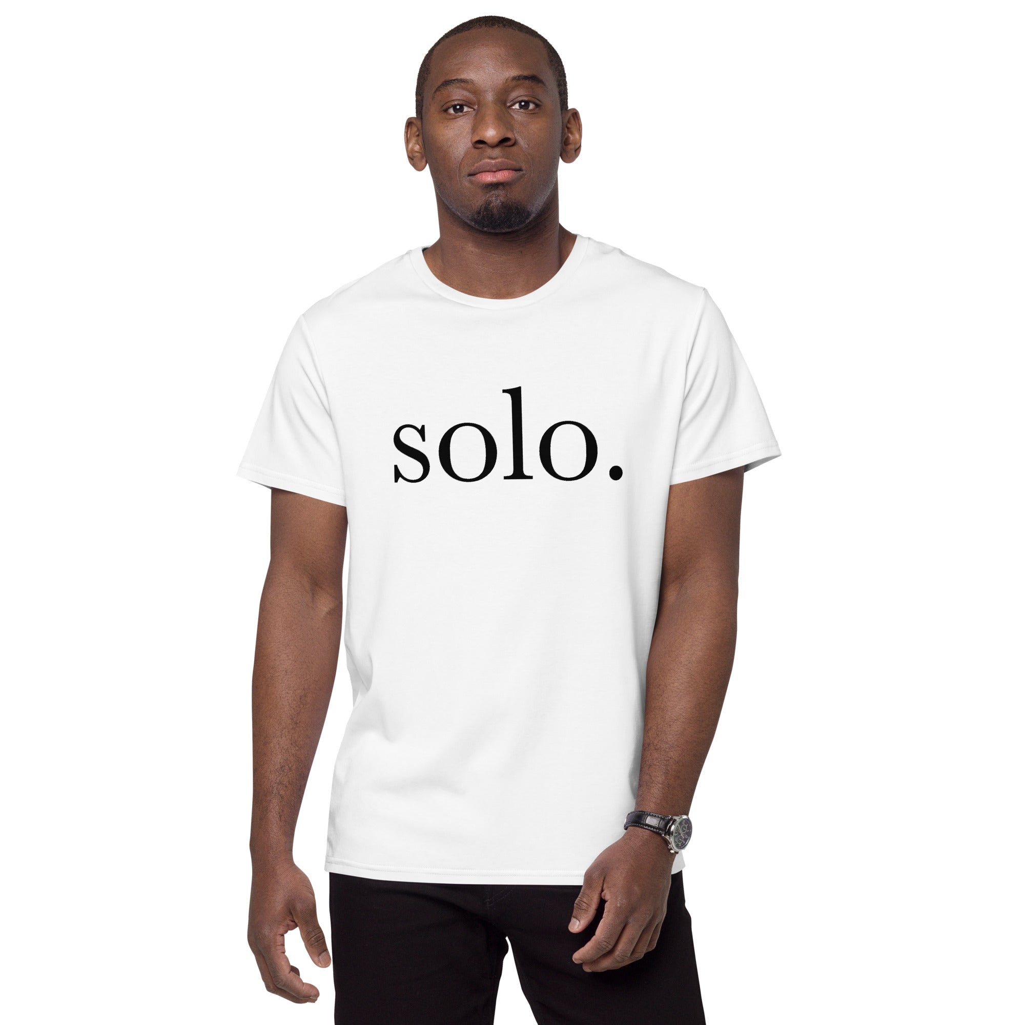 Solo Classic Logo Tee - White
