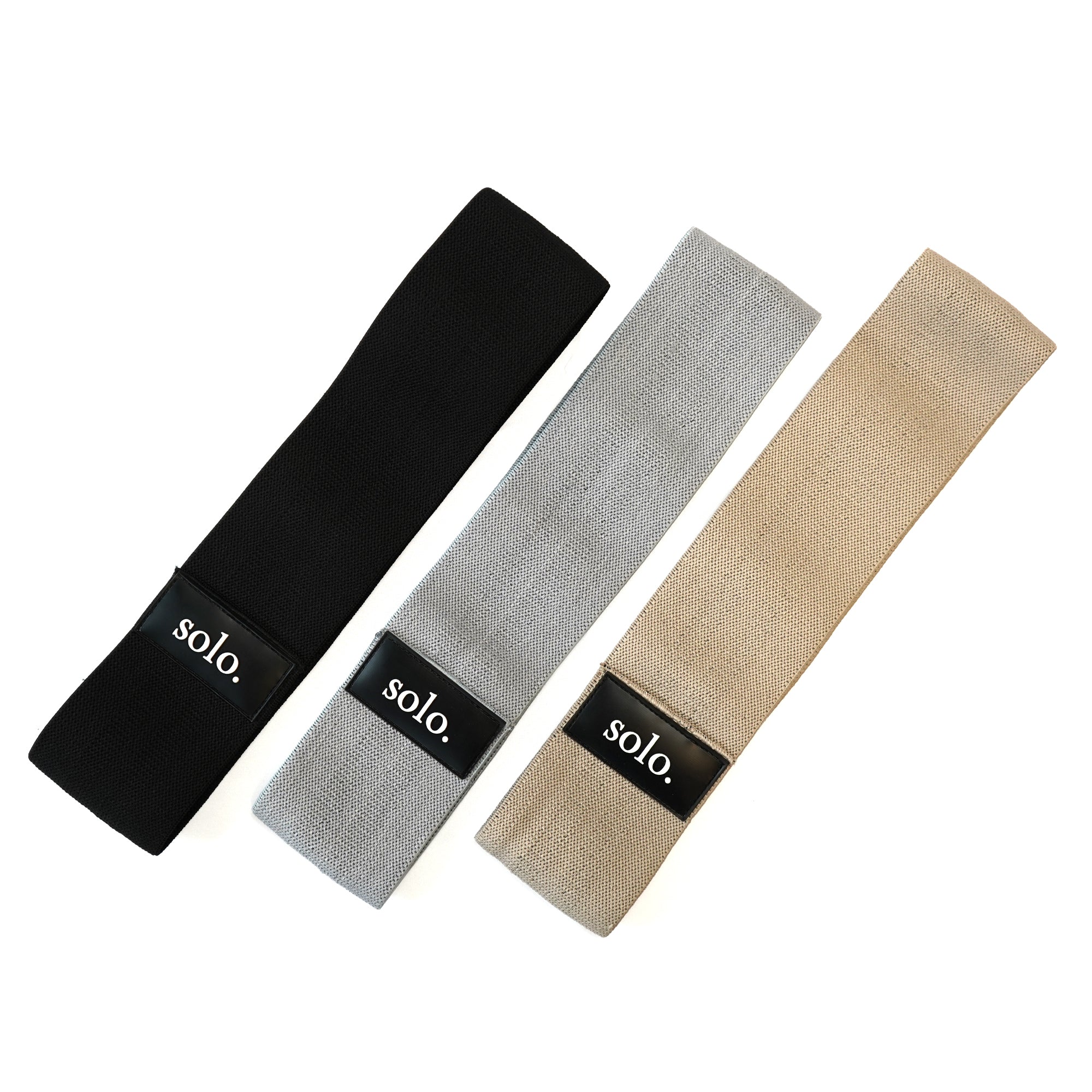 Solo Fabric Resistance Band (Set of 3)