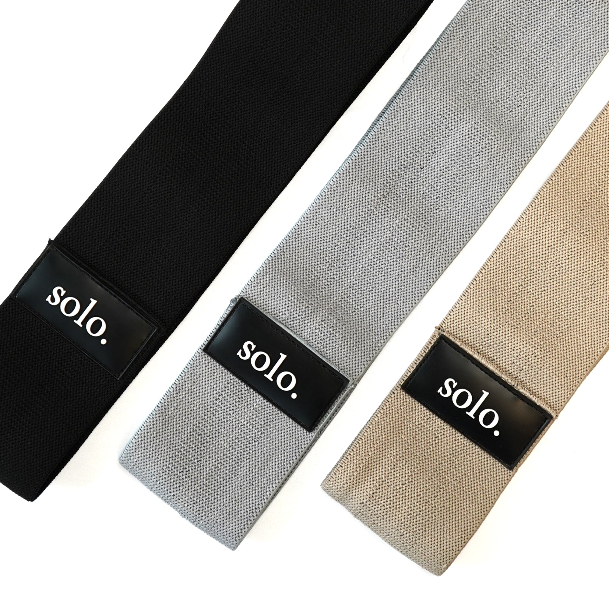 Solo Fabric Resistance Band (Set of 3)