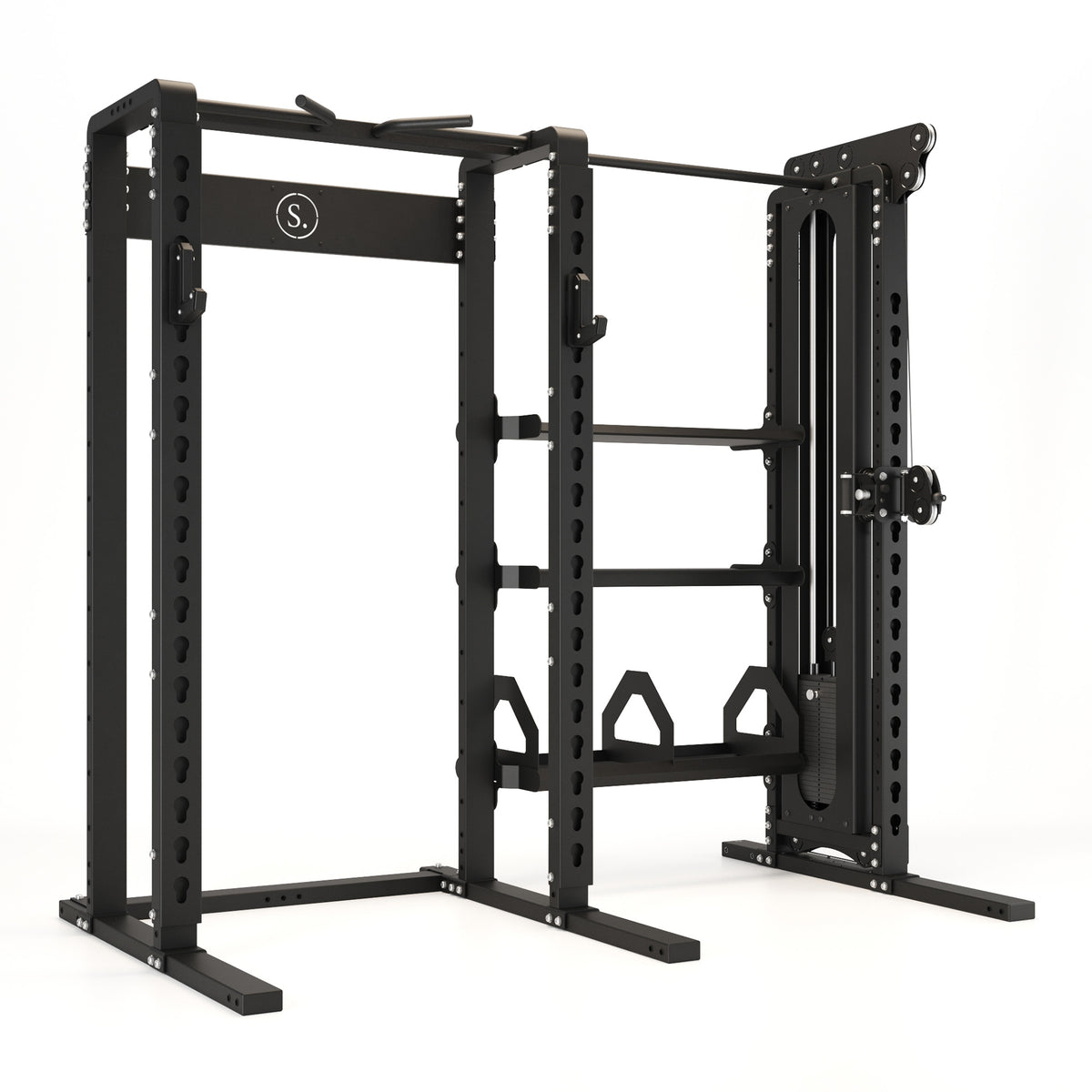 Solo Half Squat Rack with Single Cable Pulley