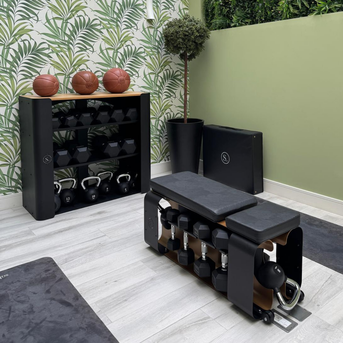 Solo Vault Home Weights Storage Rack | Home Gym Storage Unit