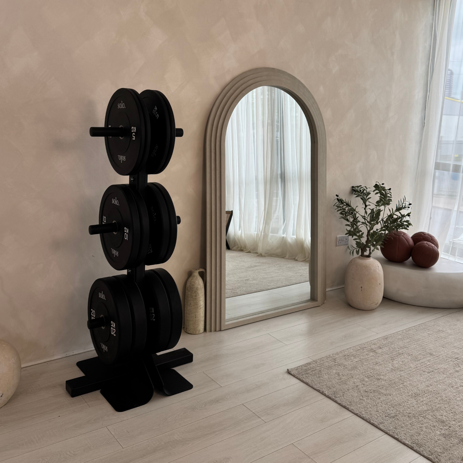 Solo Weight Plate Storage Tree