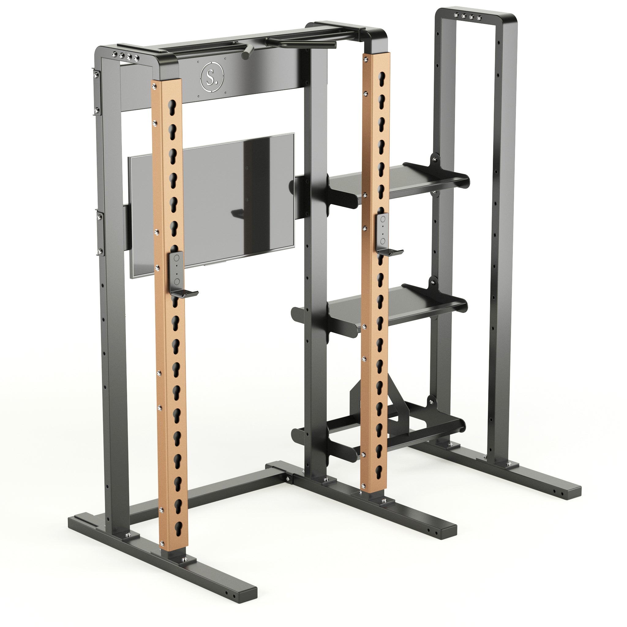 Solo Half Rack Plus with compact storage in bronze