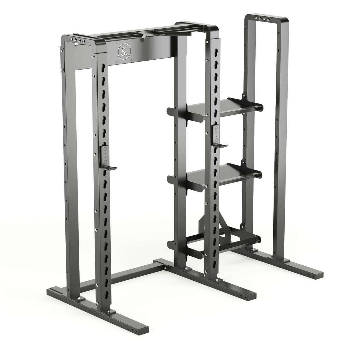 Solo Half Rack with Storage | Half Squat Rack with Home Gym Storage